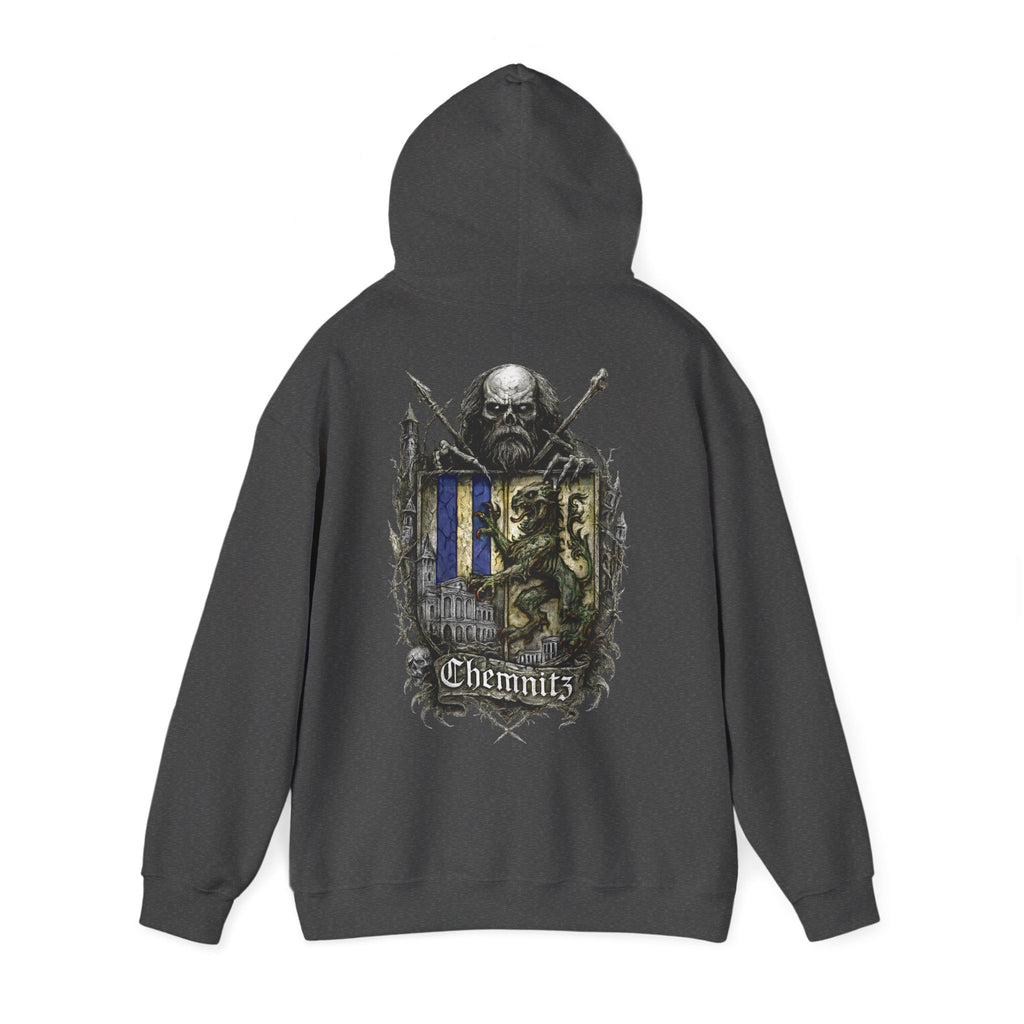 Chemnitz: Front-/Backprint, Unisex Hoodie **Grimwater-Edition**