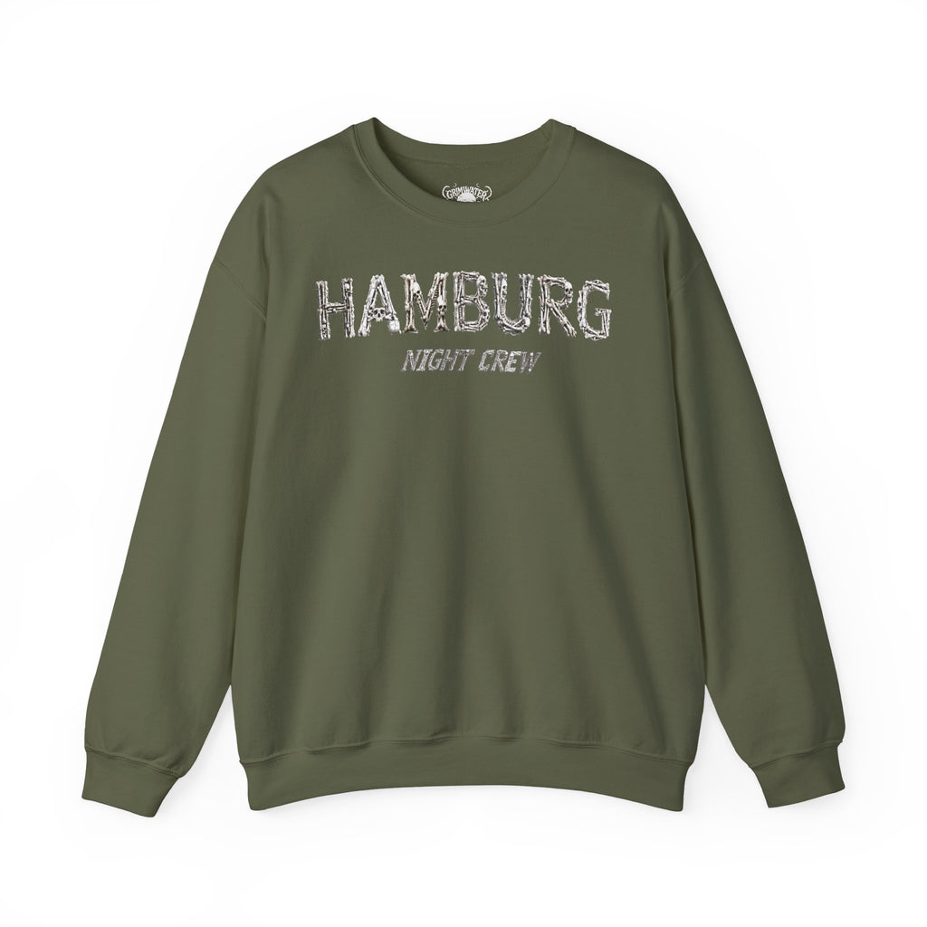 Hamburg "Night Crew" - Front-/Backprint, Unisex Sweatshirt: **Grimwater-Edition**