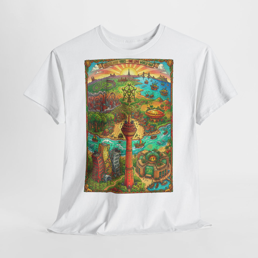 Düsseldorf Reggae Edition: Frontprint, Unisex T-Shirt