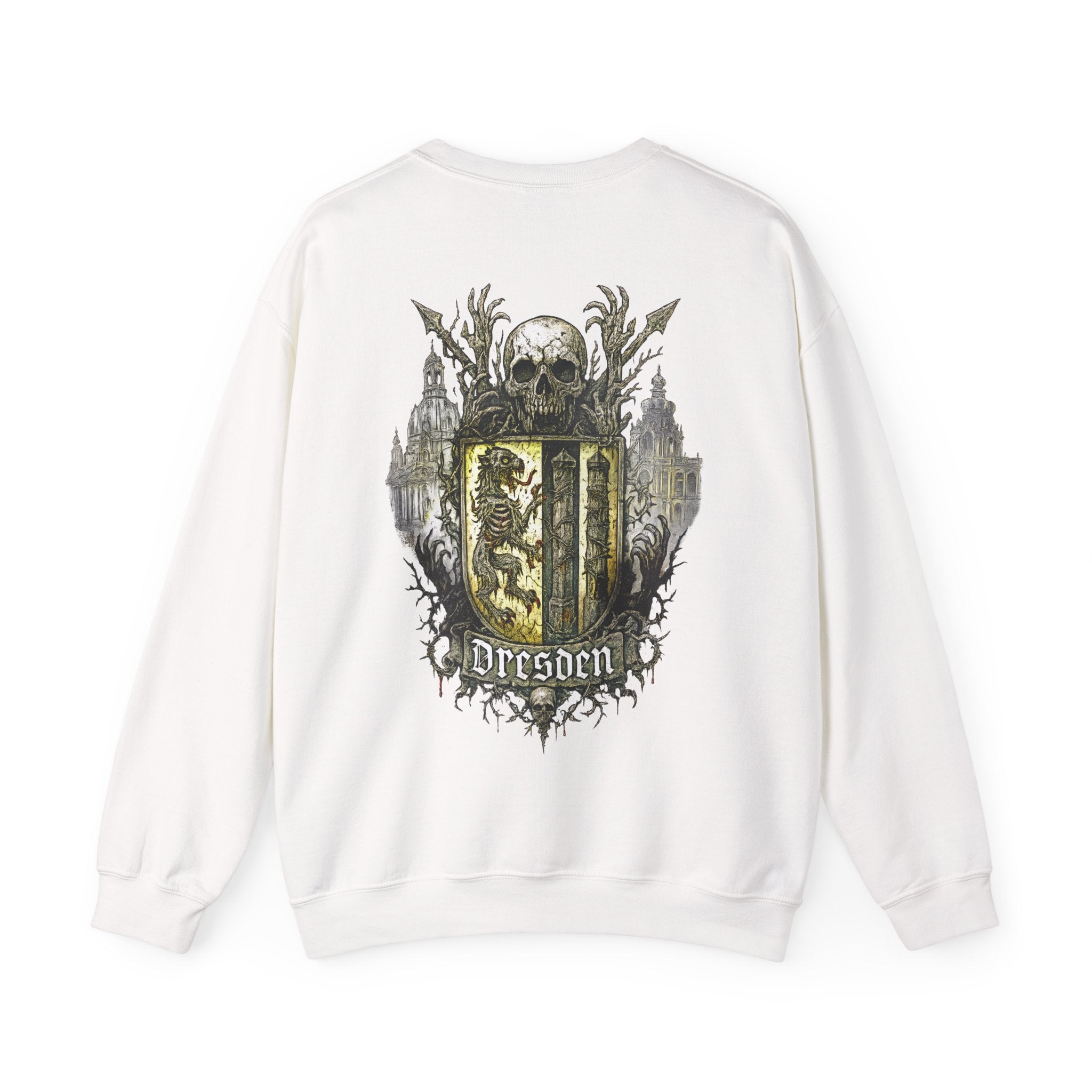 Dresden: Front-/Backprint, Unisex Sweatshirt **Grimwater-Edition**