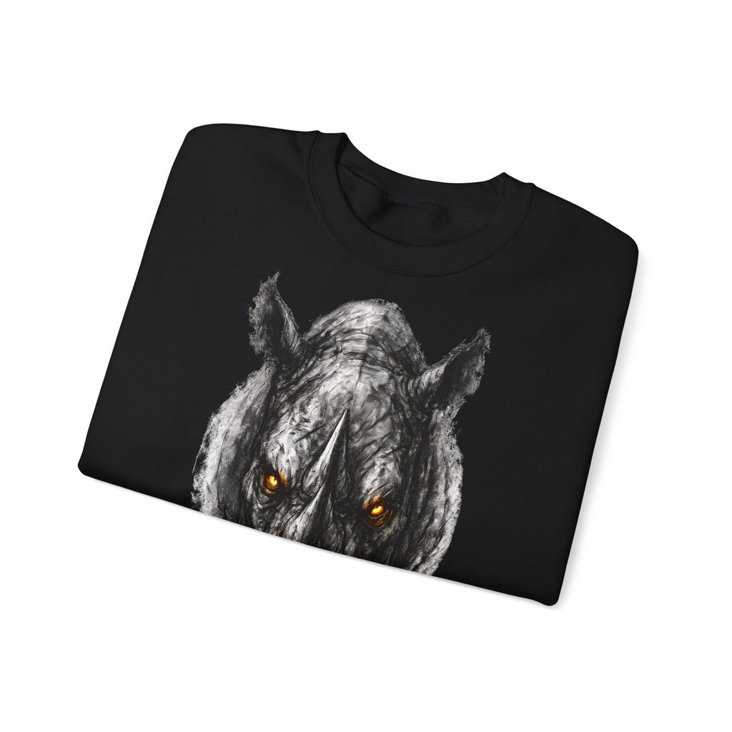 Nashorn: Animals-Collection, Frontprint, Unisex Sweatshirt