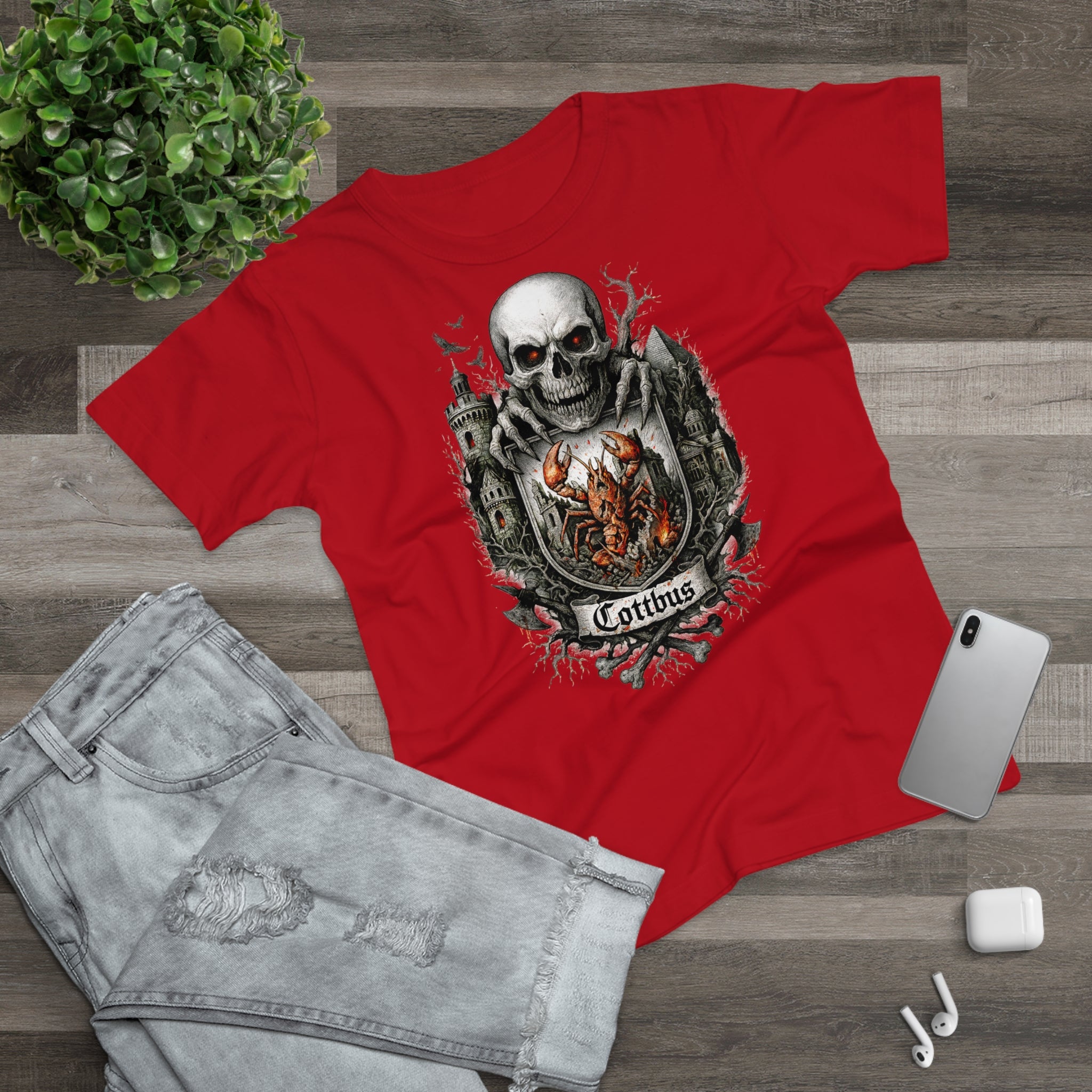 Cottbus: Frontprint, Womens' T-Shirt **Grimwater-Edition**