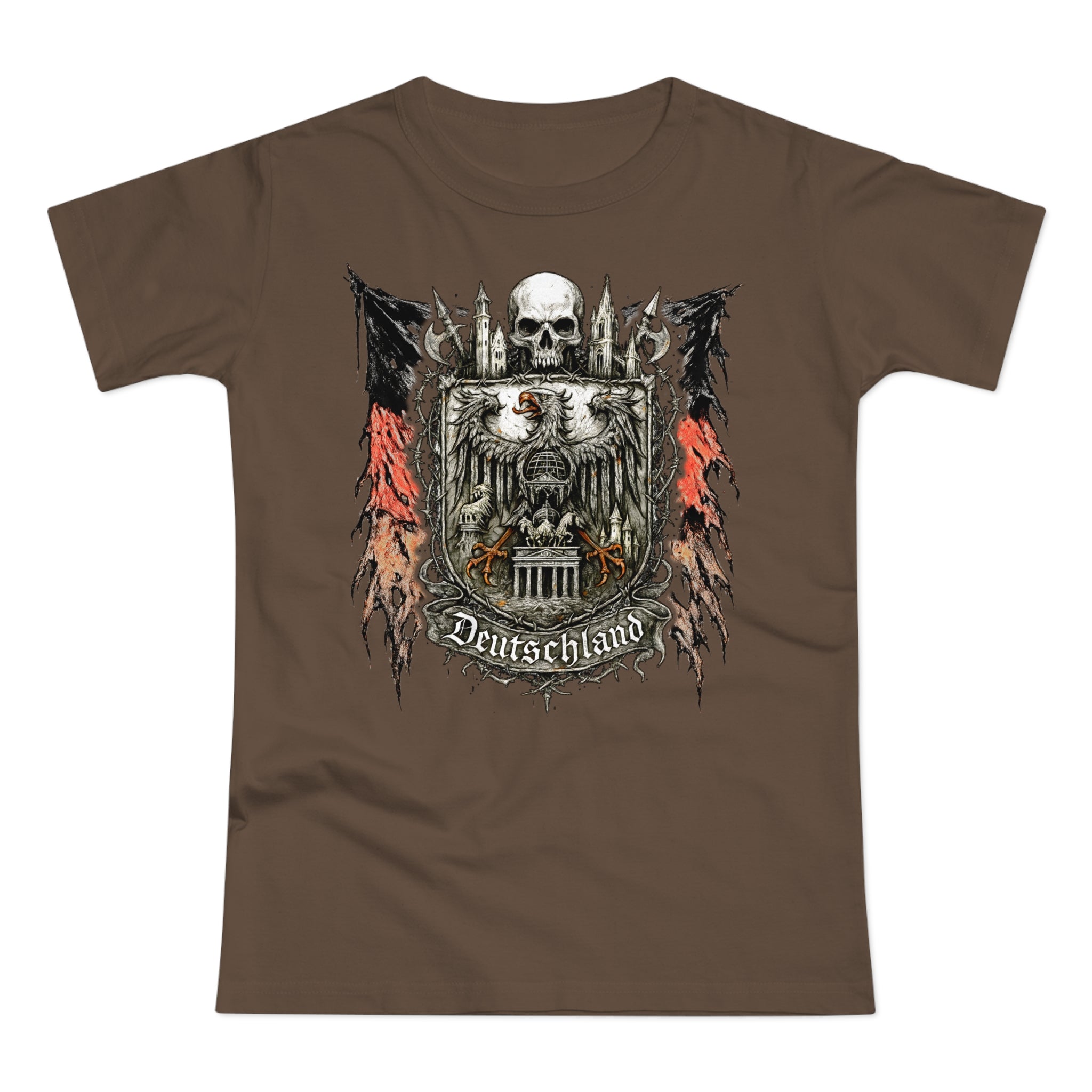 Deutschland: Frontprint, Womens' T-Shirt **Grimwater-Edition** (Germany)