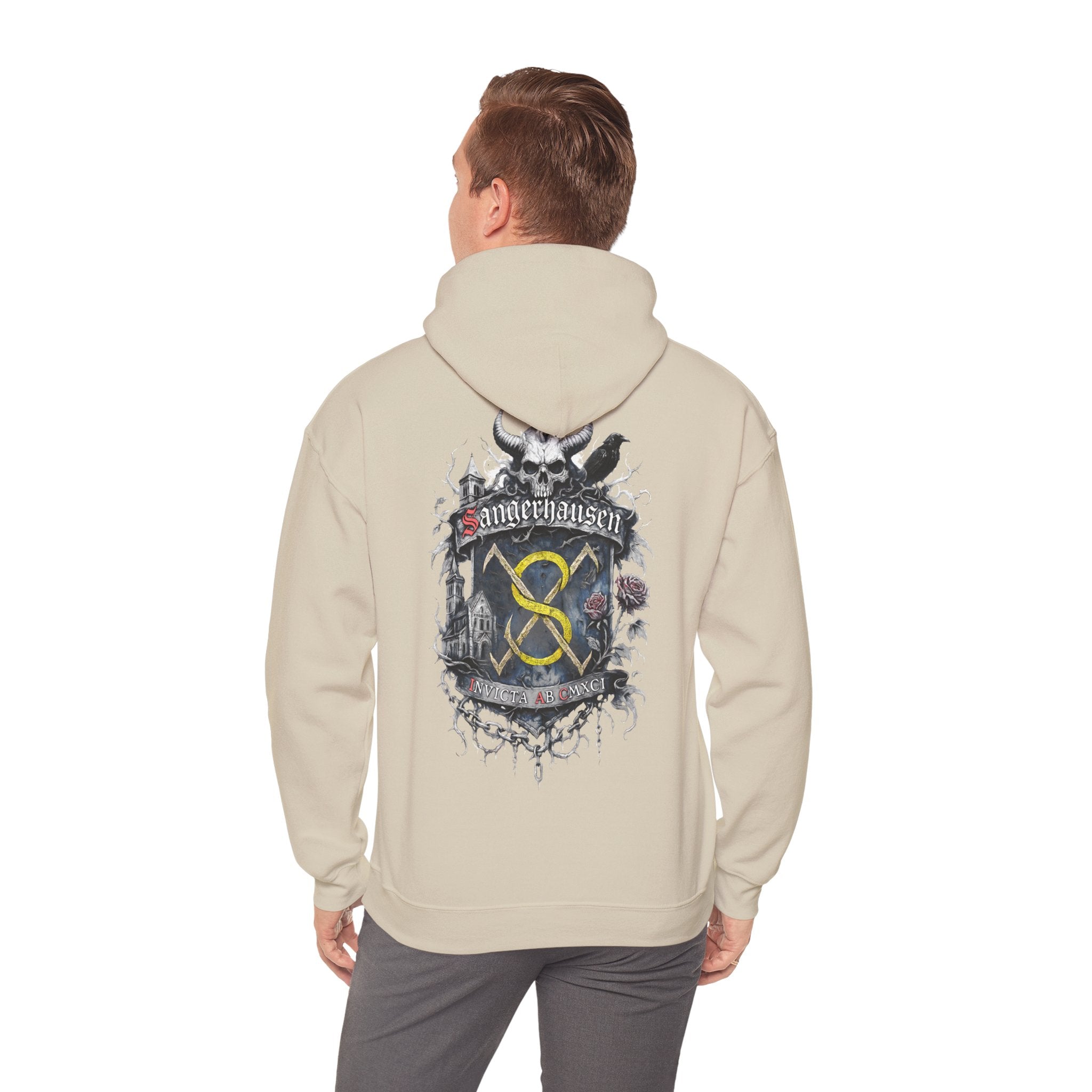 Sangershausen: Front-/Backprint Unisex Hoodie **Grimwater-Edition**