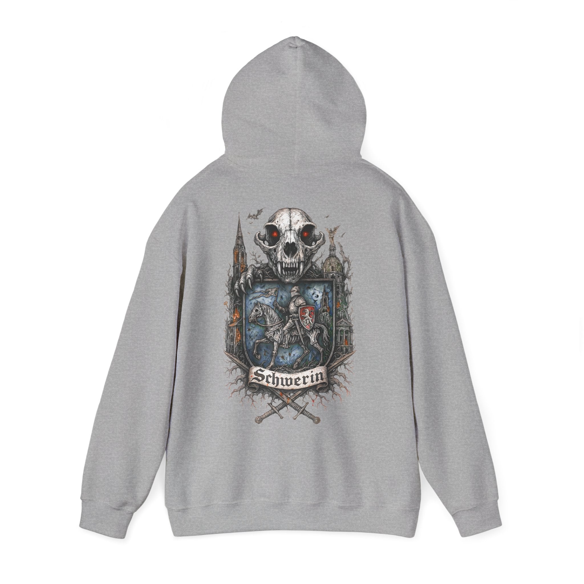Schwerin: Front-/Backprint, Unisex Hoodie **Grimwater-Edition**