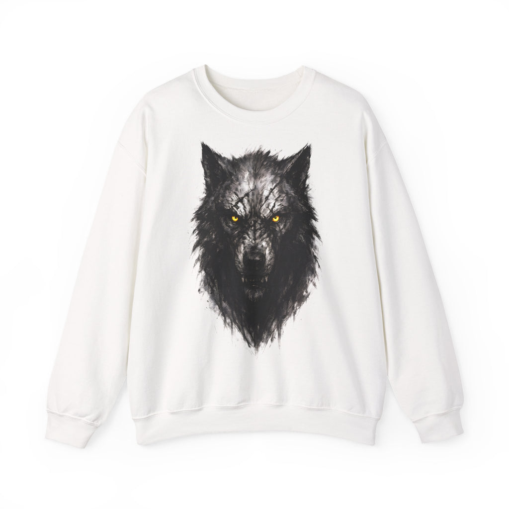 Wolf: Animals-Collection, Frontprint, Unisex Sweatshirt, Mystic Wolf