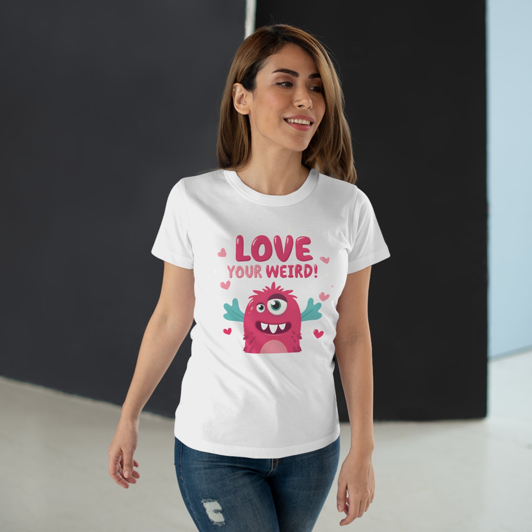 Love Your Weird, Frontprint, Womens' T-Shirt