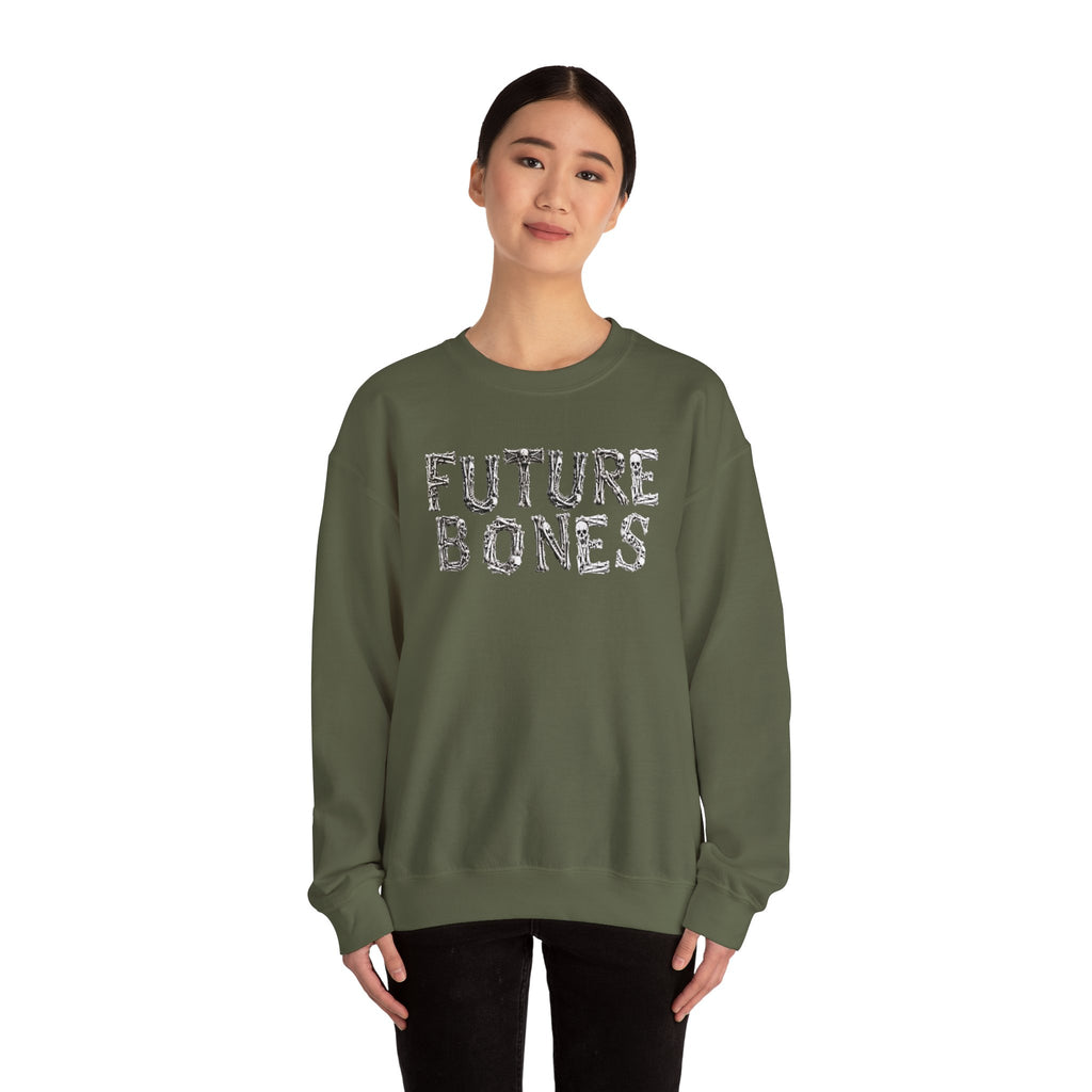 Future Bones: Frontprint, Unisex Sweatshirt, Gothic
