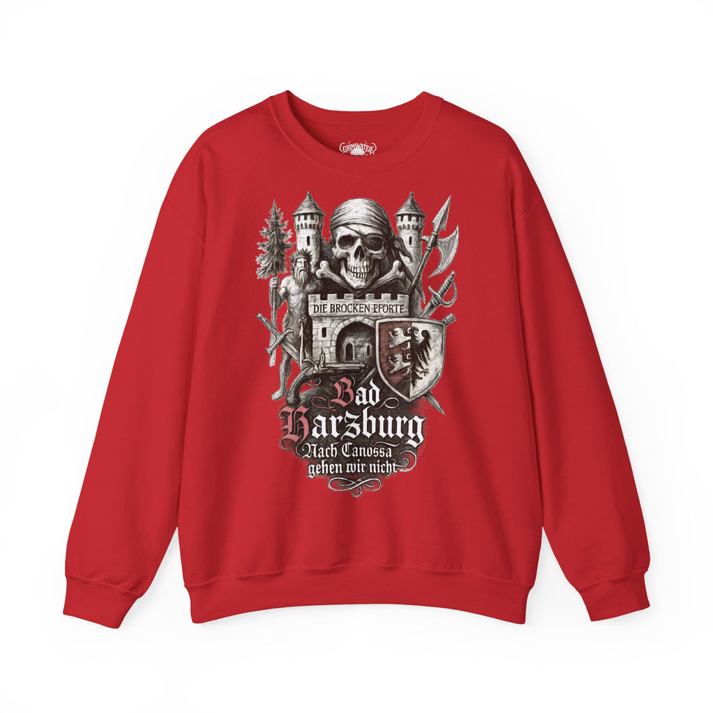 Bad Harzburg: Harz-Collection, Frontprint, Unisex Sweatshirt **Grimwater-Edition**