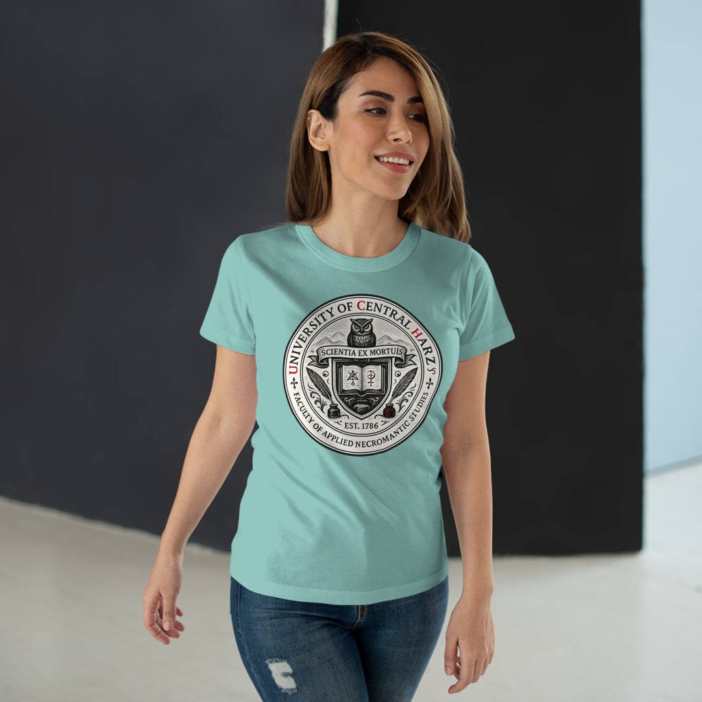 University of Central Hartz: Frontprint, Womens' T-Shirt **Grimwater-Edition**