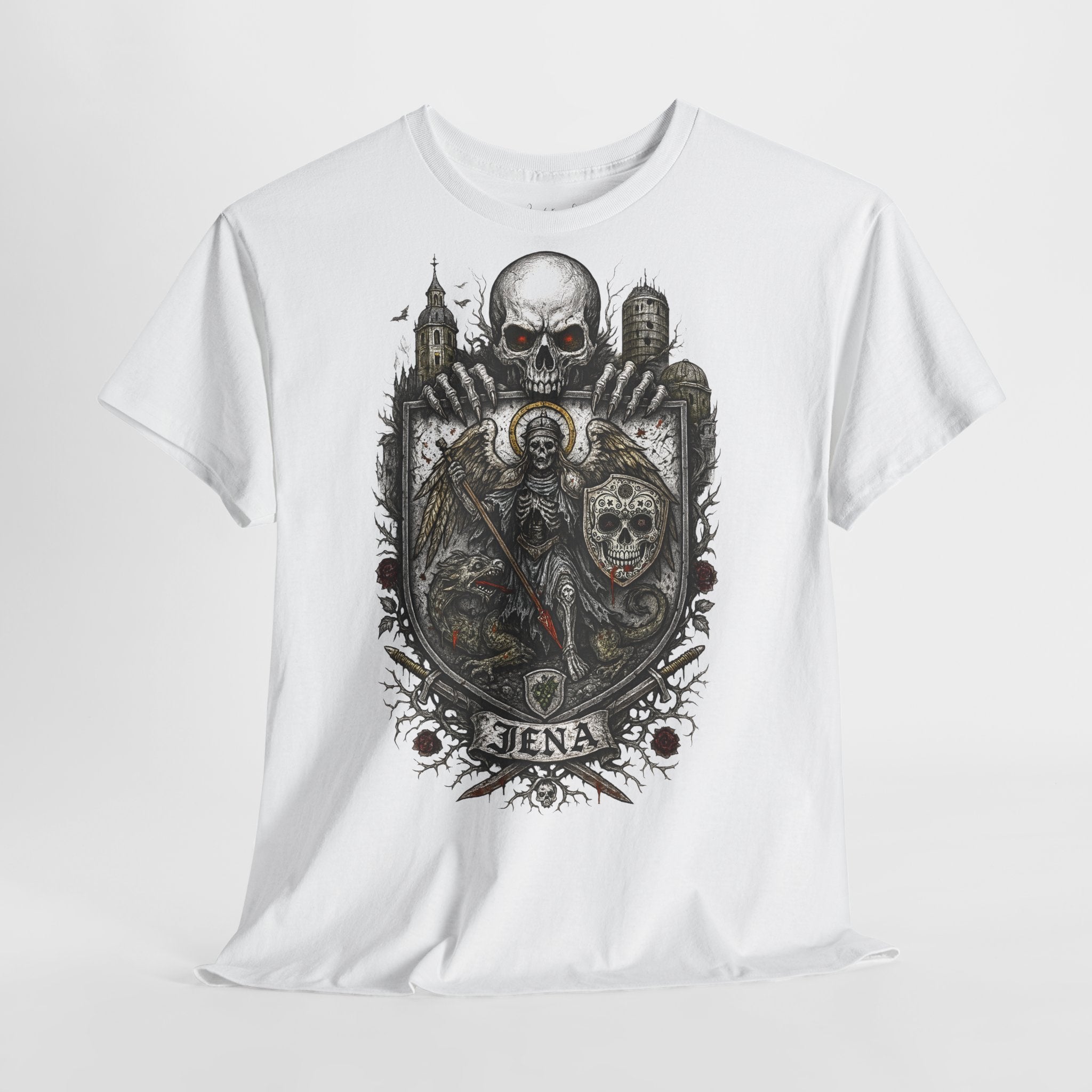 Jena: Frontprint, Unisex T-Shirt **Grimwater-Edition**