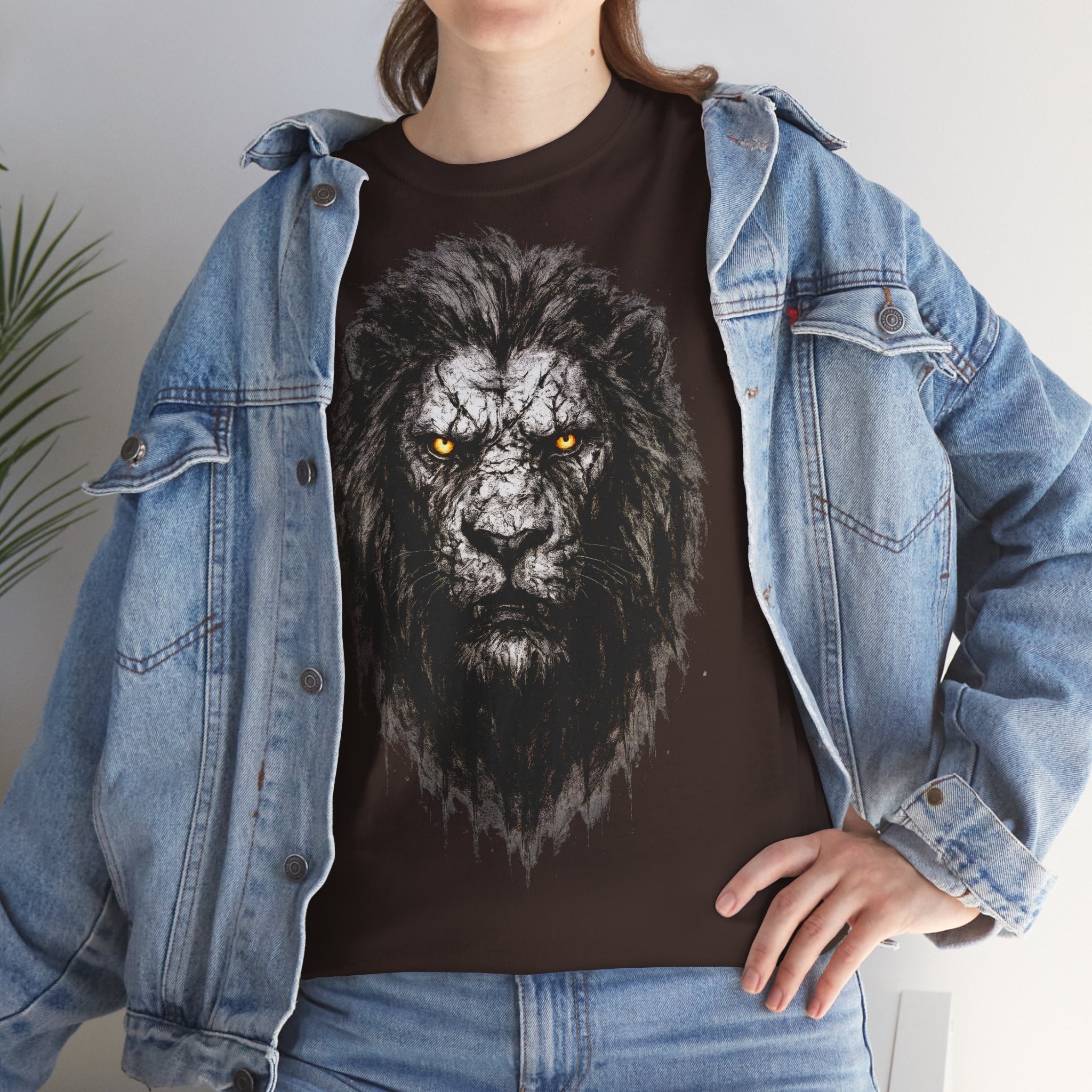 Löwe: Frontprint, Unisex T-Shirt - Animal-Collection