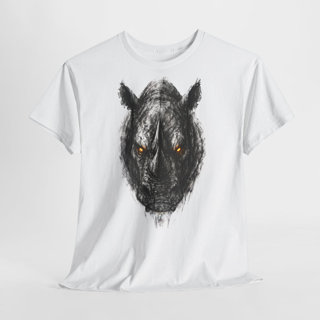 Nashorn: Frontprint, Unisex T-Shirt - Animal-Collection