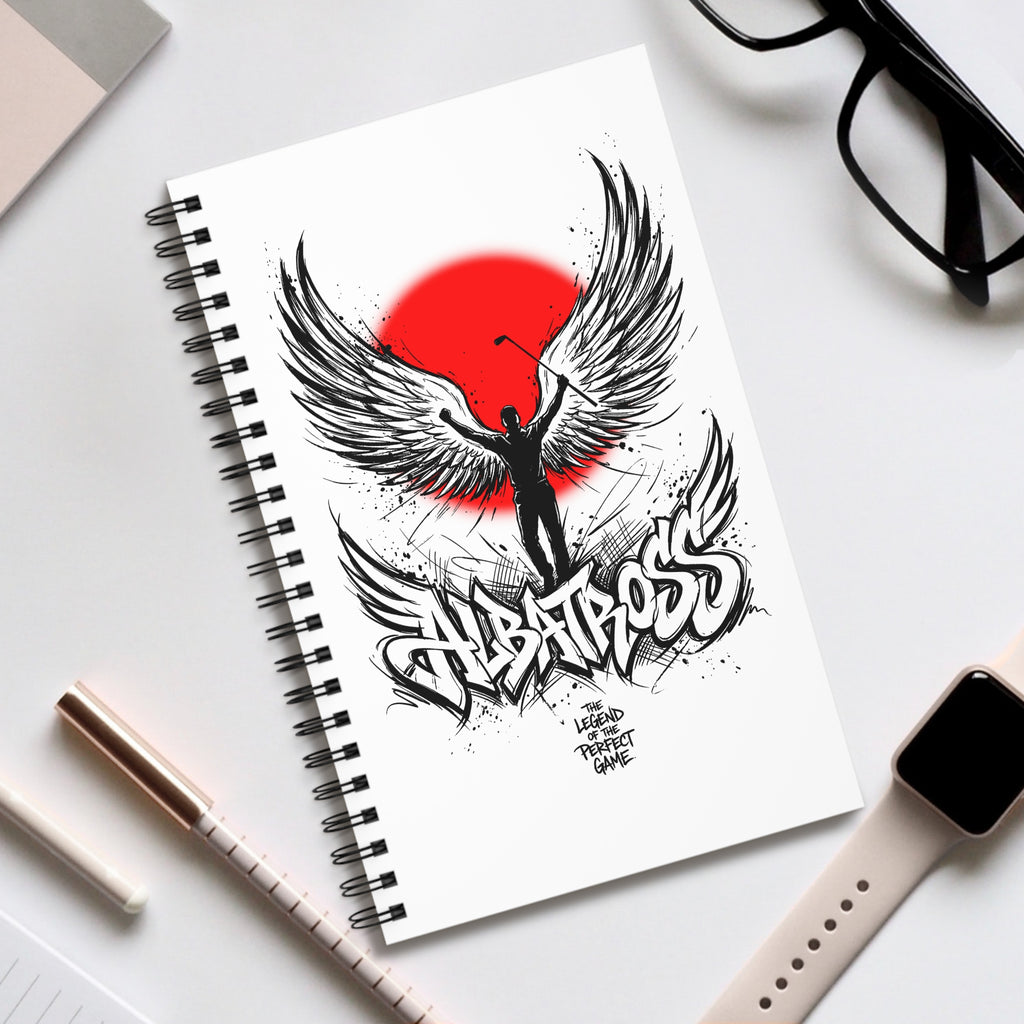 Golf Spiralblock - 80 Blatt versch. Design