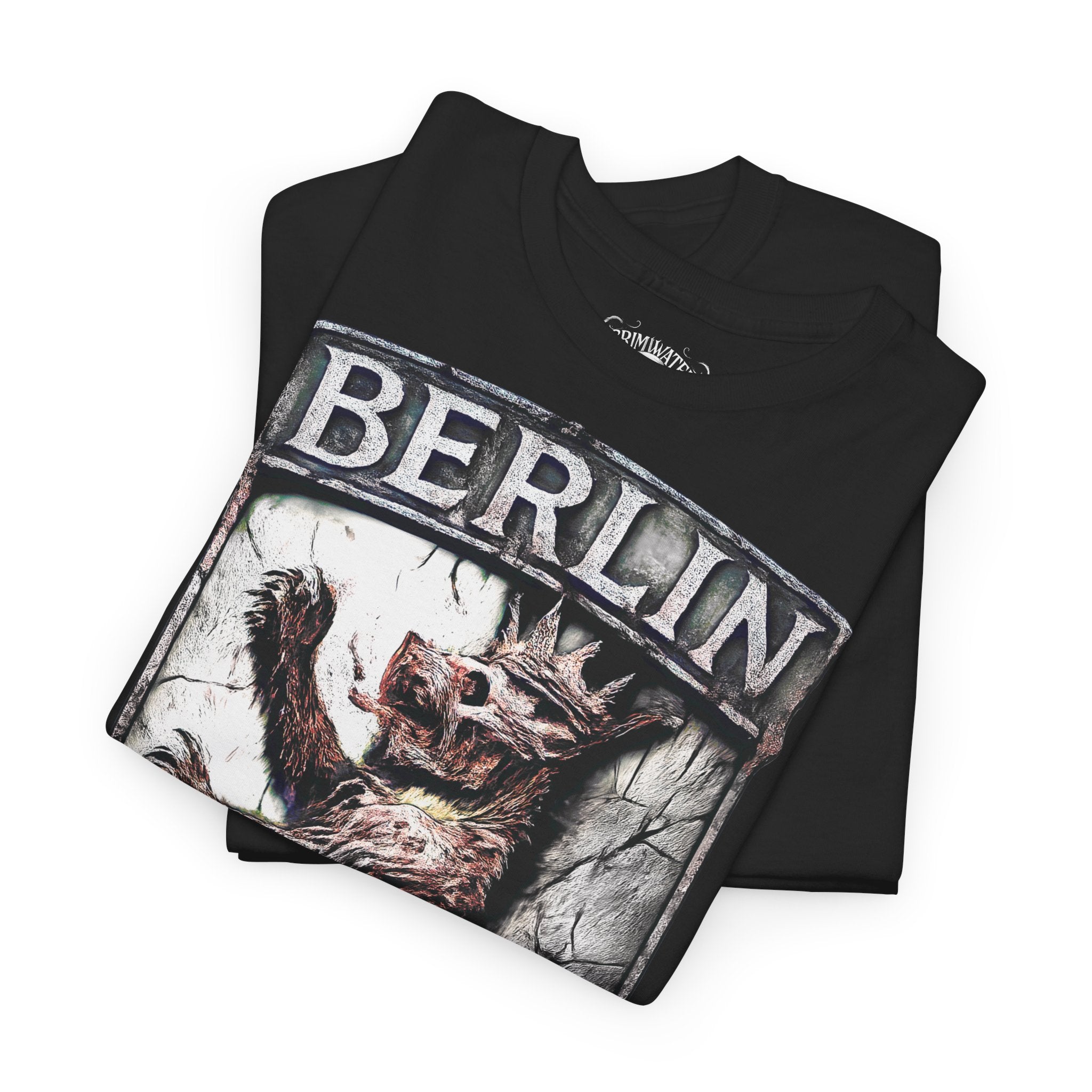 Berlin Bear - Semper Vigilans: Frontprint, Unisex T-Shirt **Grimwater-Edition**