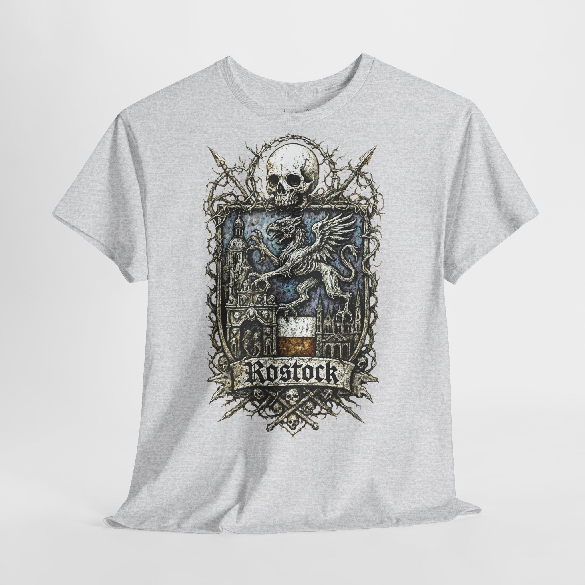 Rostock: Frontprint, Unisex T-Shirt **Grimwater-Edition**