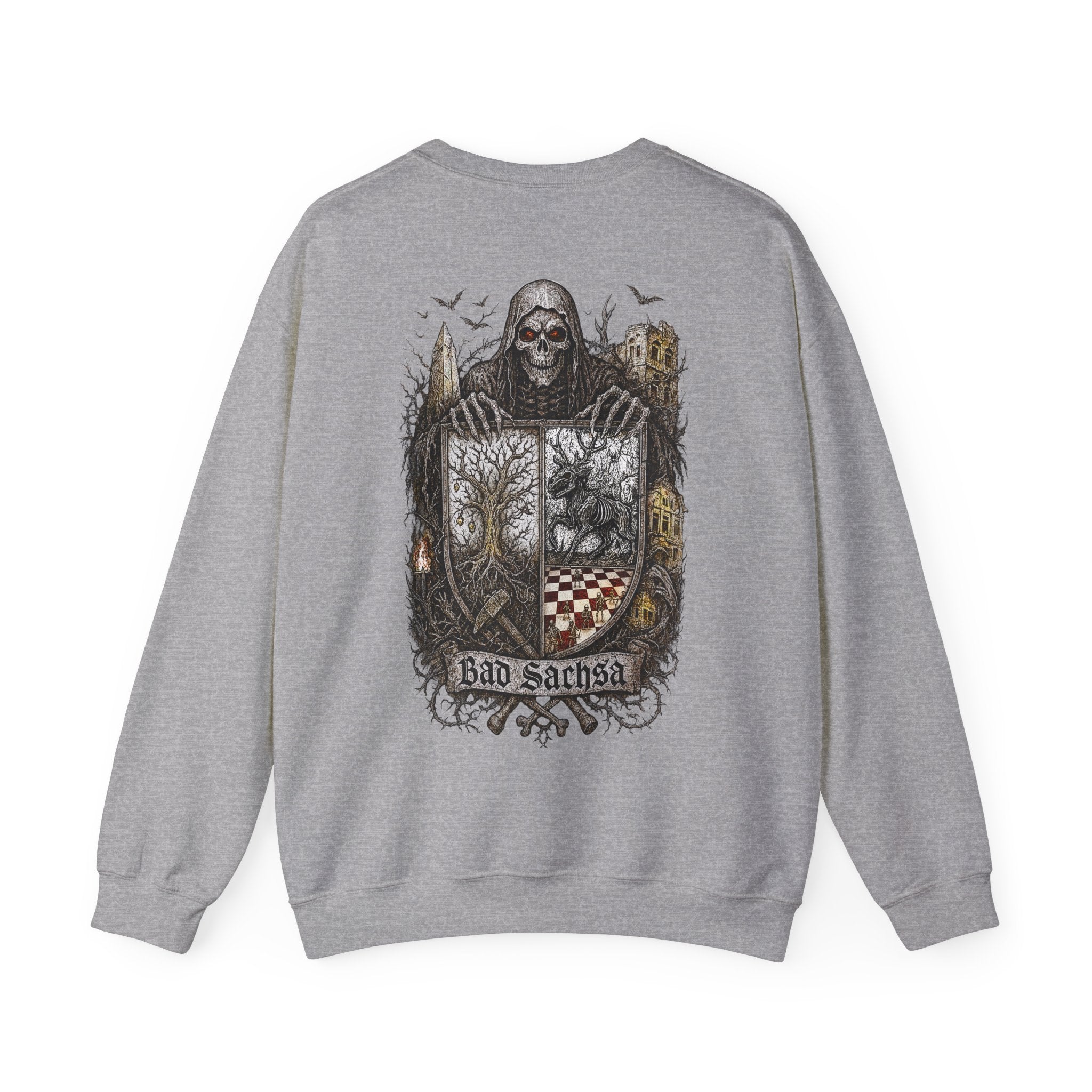 Bad Sachsa: Front-/Backprint, Unisex Sweatshirt **Grimwater-Edition**