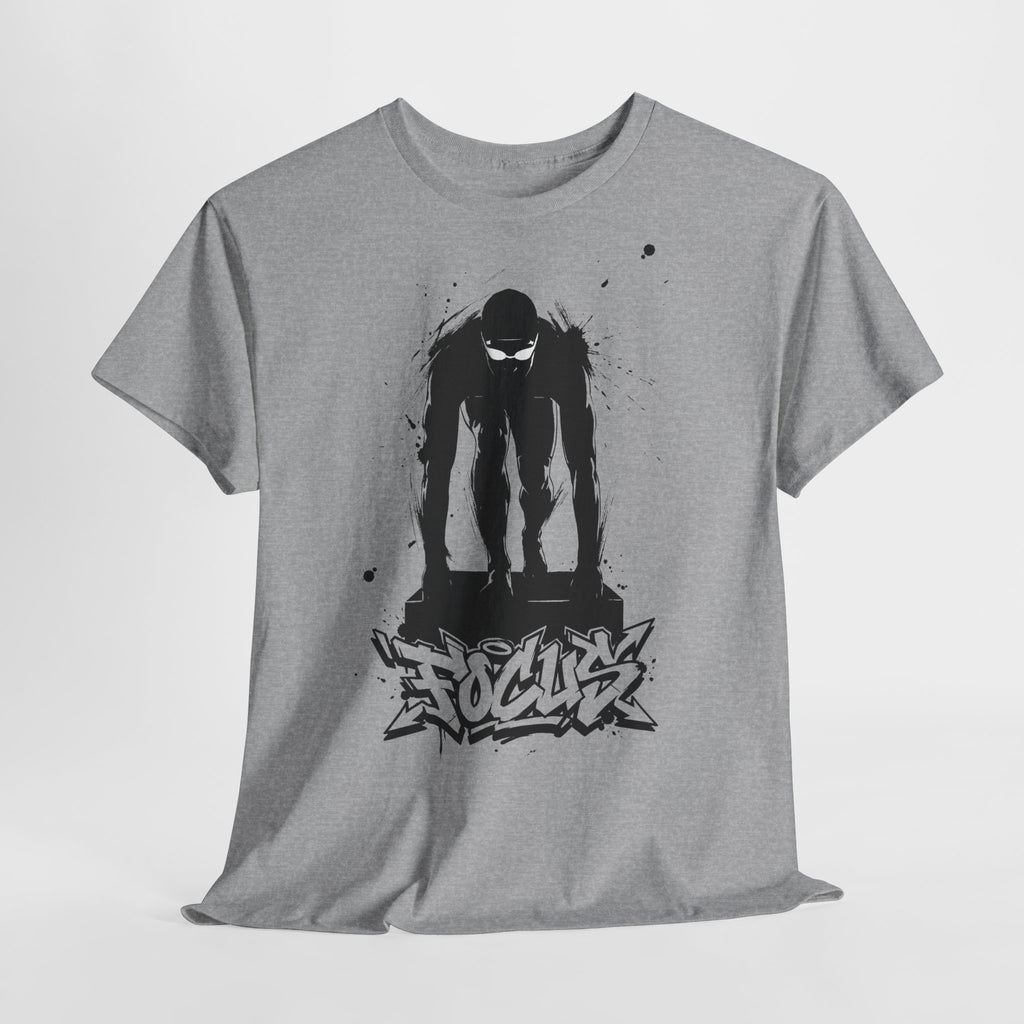 Schwimmen - FOCUS : Frontprint, Unisex T-Shirt