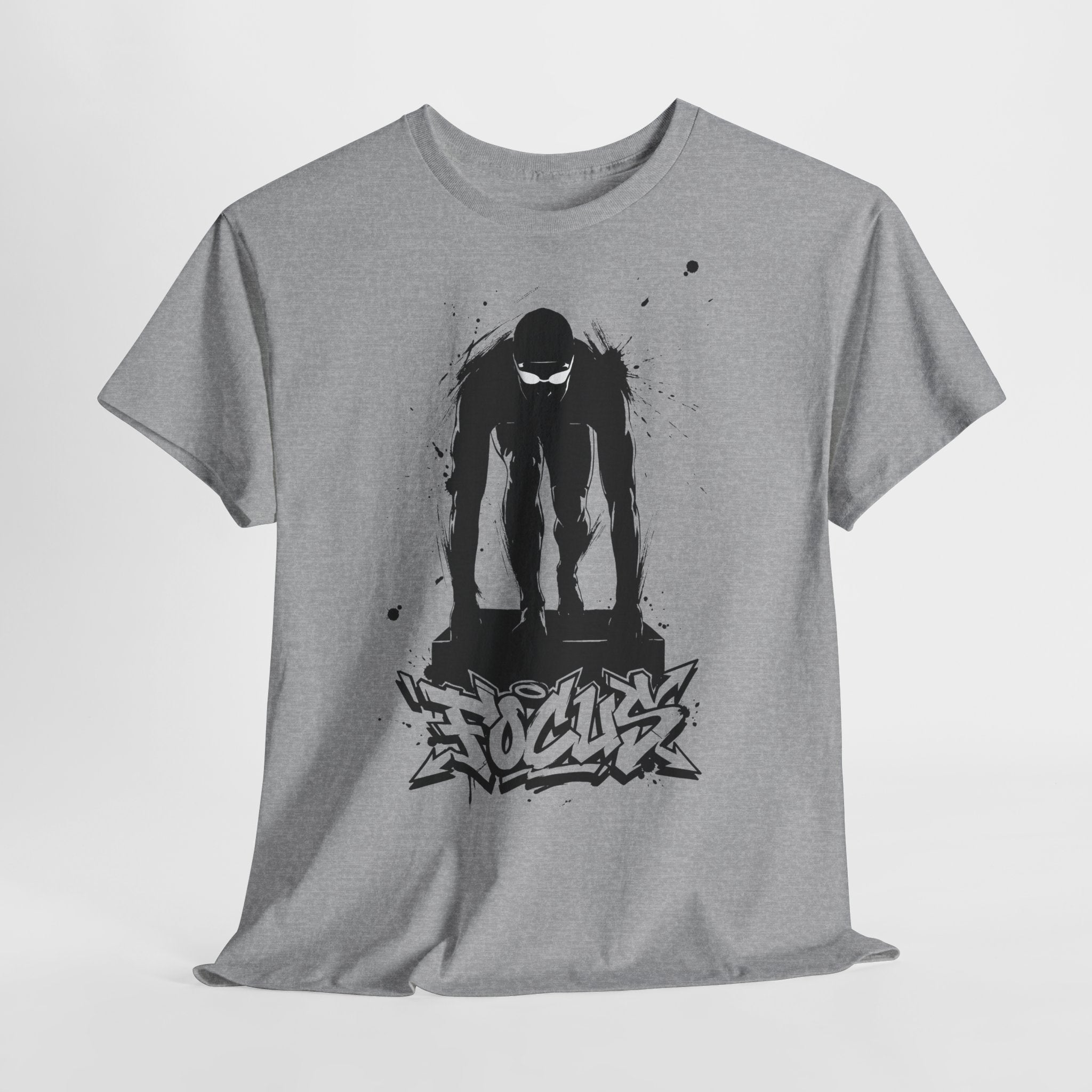 Schwimmen - FOCUS : Frontprint, Unisex T-Shirt