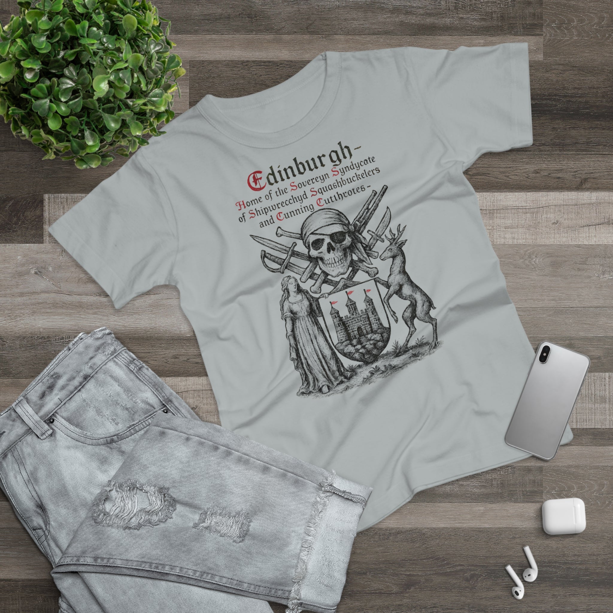 Edinburgh: Frontprint, Women's T-Shirt **Grimwater-Edition**