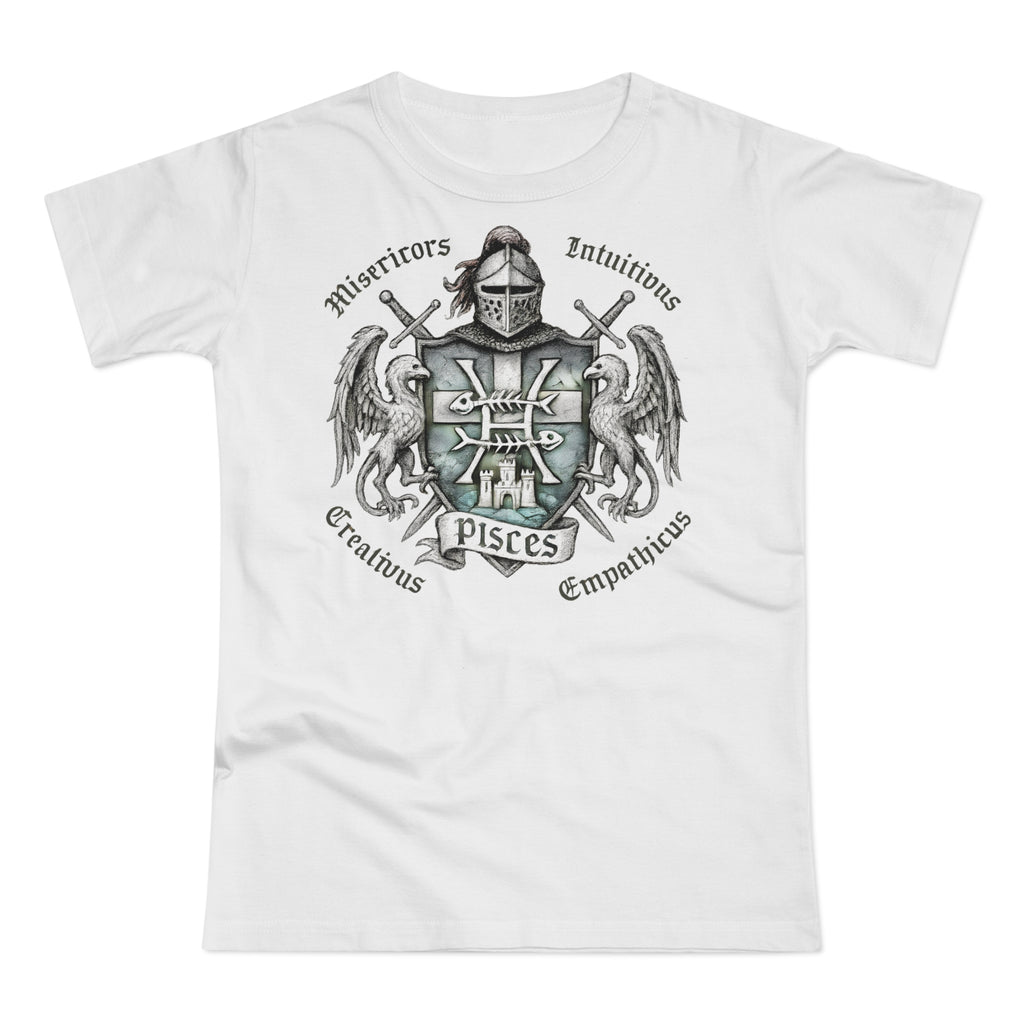 Fische: Frontprint, Womens' T-Shirt **Grimwater Edition** Sternzeichen Astrologie (Pisces)