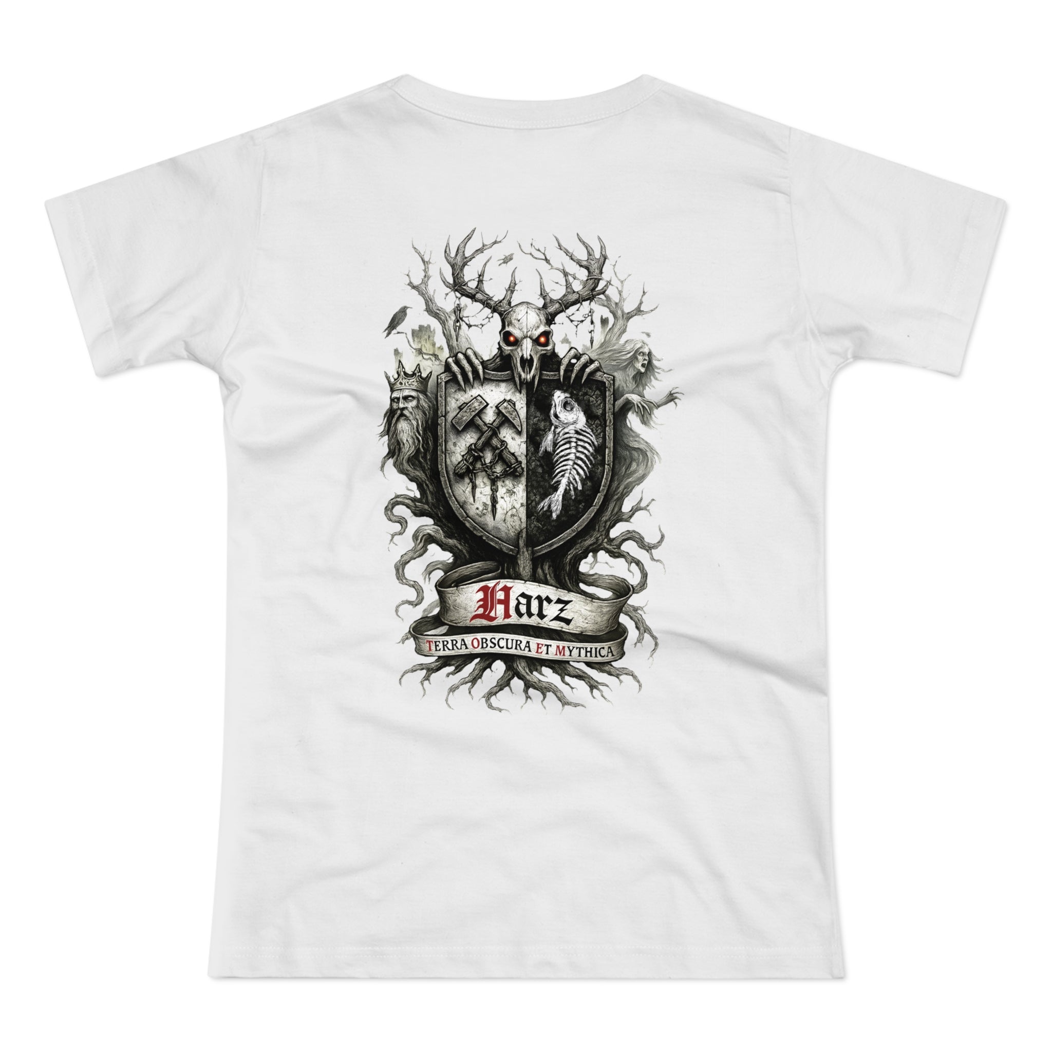 Harz: Front-/Backprint, Womens' T-Shirt **Grimwater-Edition** Gesamtharz