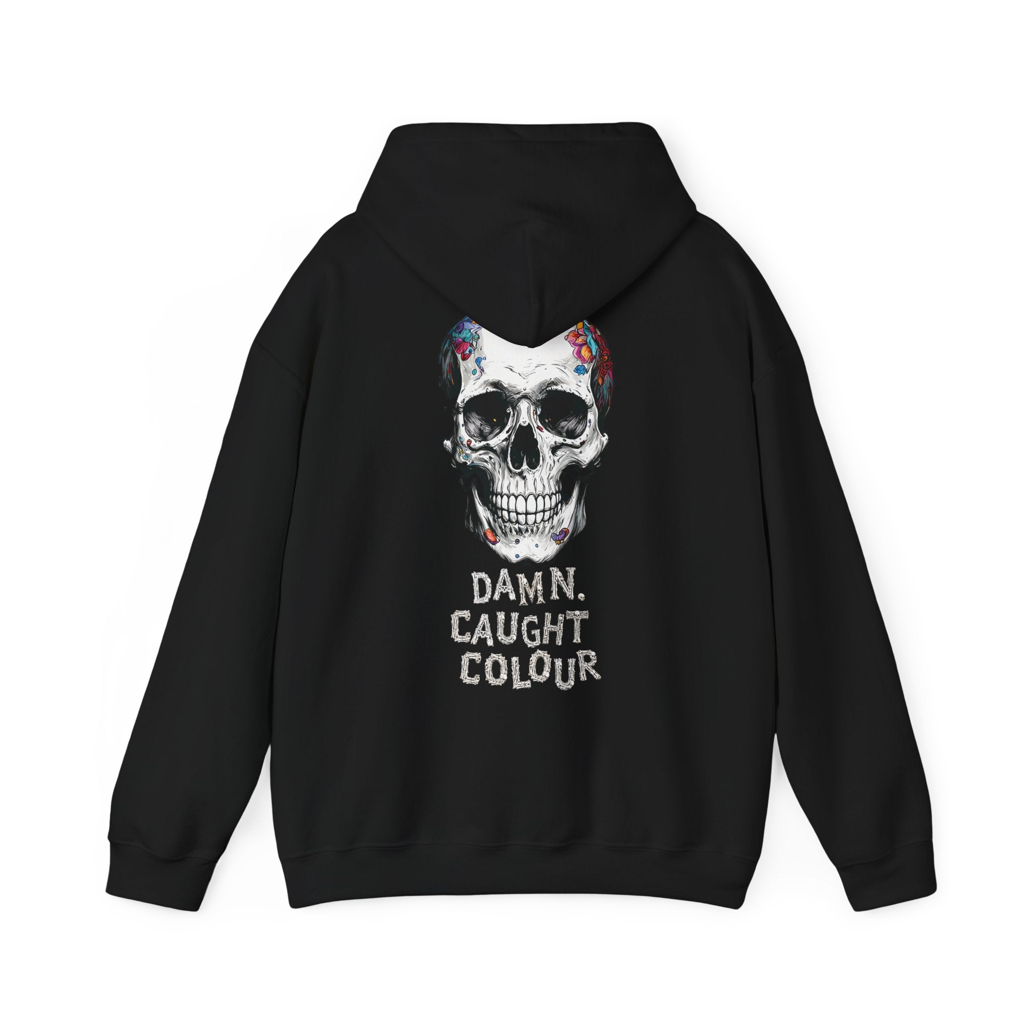 Damn. Caught Colour – Backprint, Unisex Hoodie