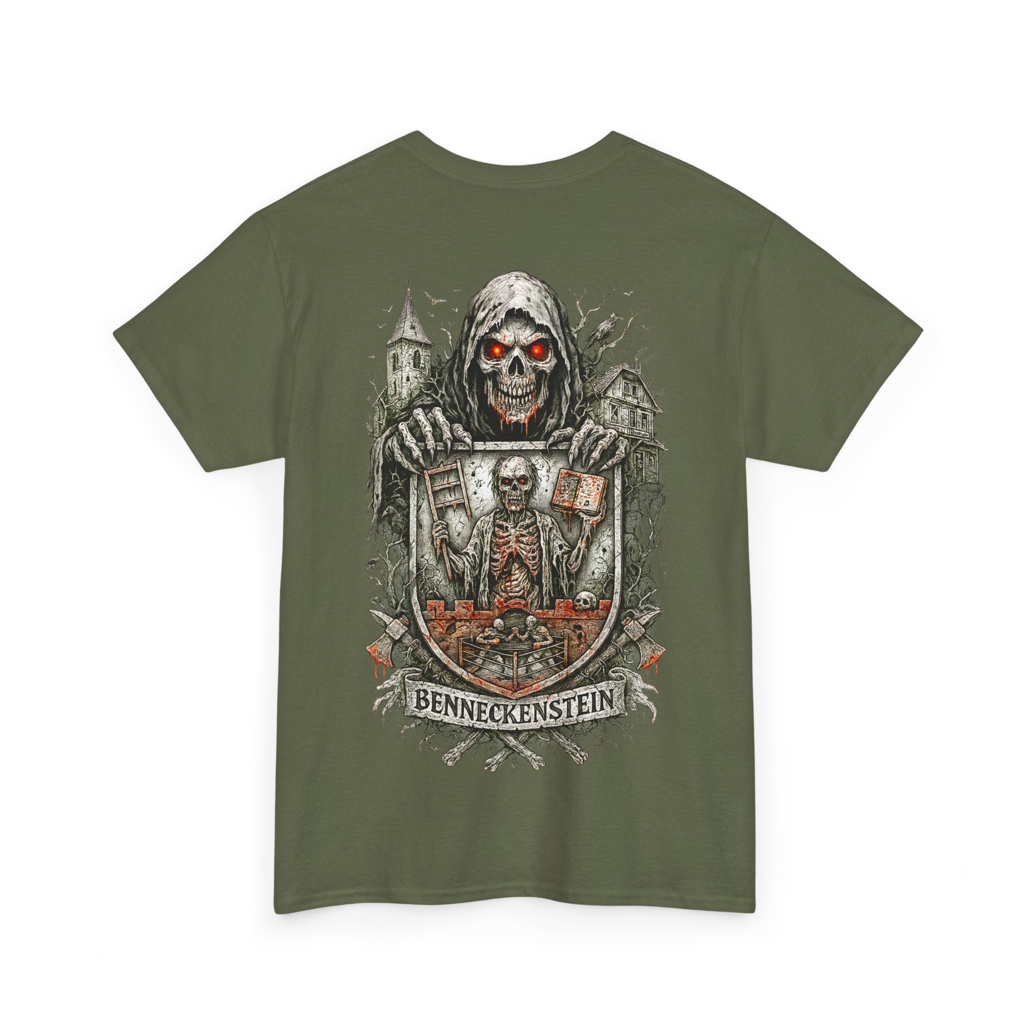 Benneckenstein: Front-/Backprint, Unisex T-Shirt **Grimwater-Edition**