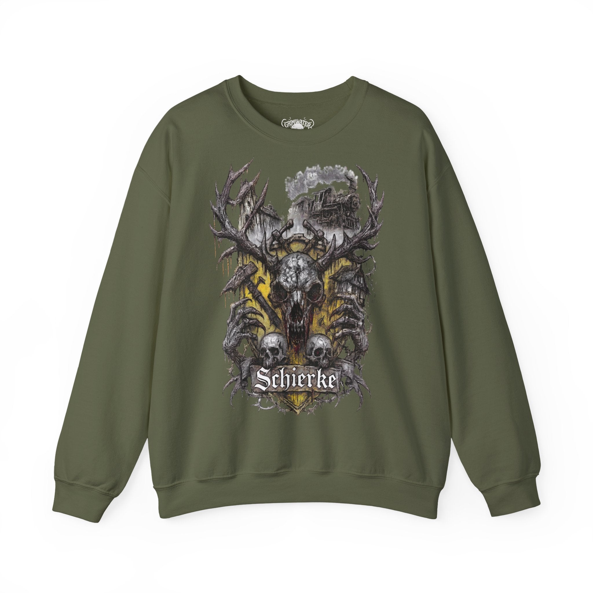 Schierke: Frontprint, Unisex Sweatshirt **Grimwater-Edition**