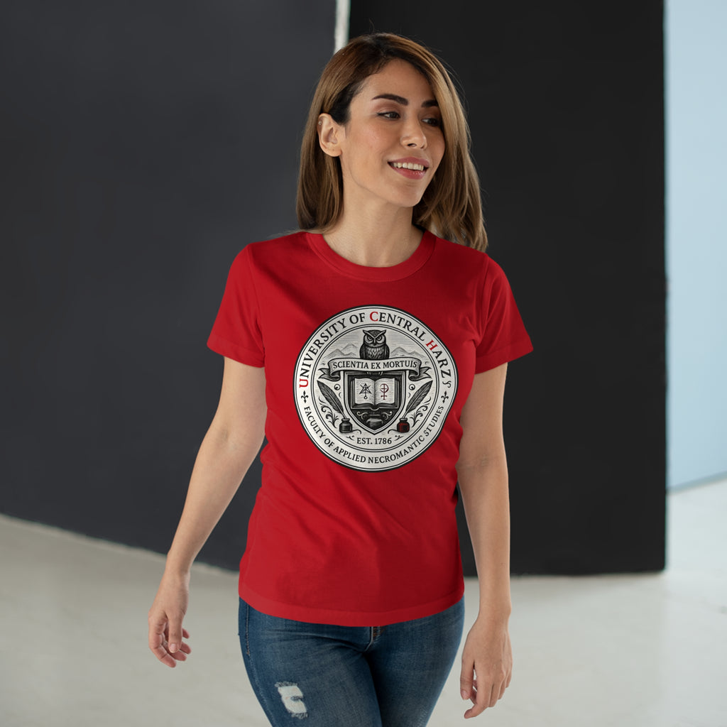 University of Central Hartz: Frontprint, Womens' T-Shirt **Grimwater-Edition**