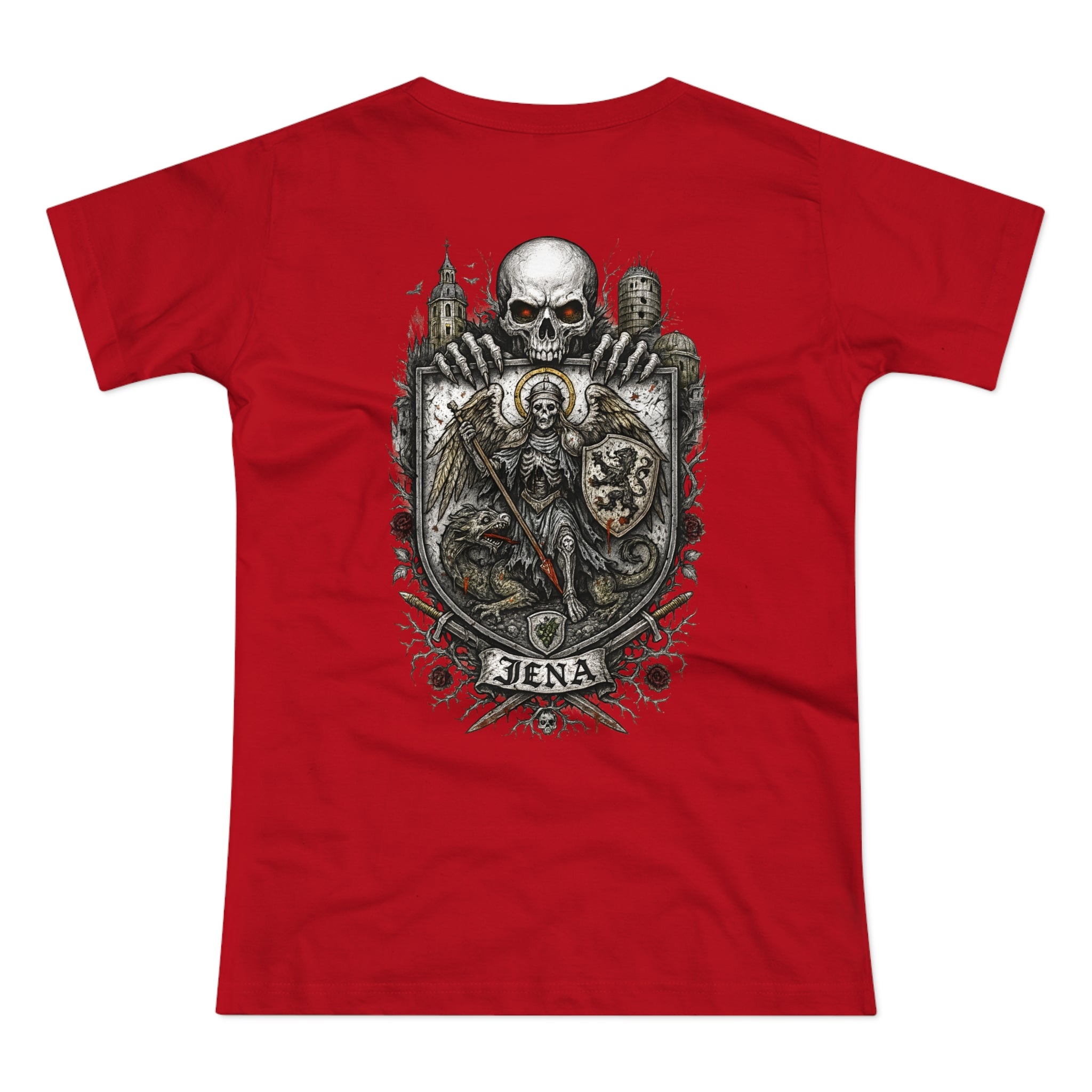 Jena: Front-/Backprint, Womens' T-Shirt **Grimwater-Edition**