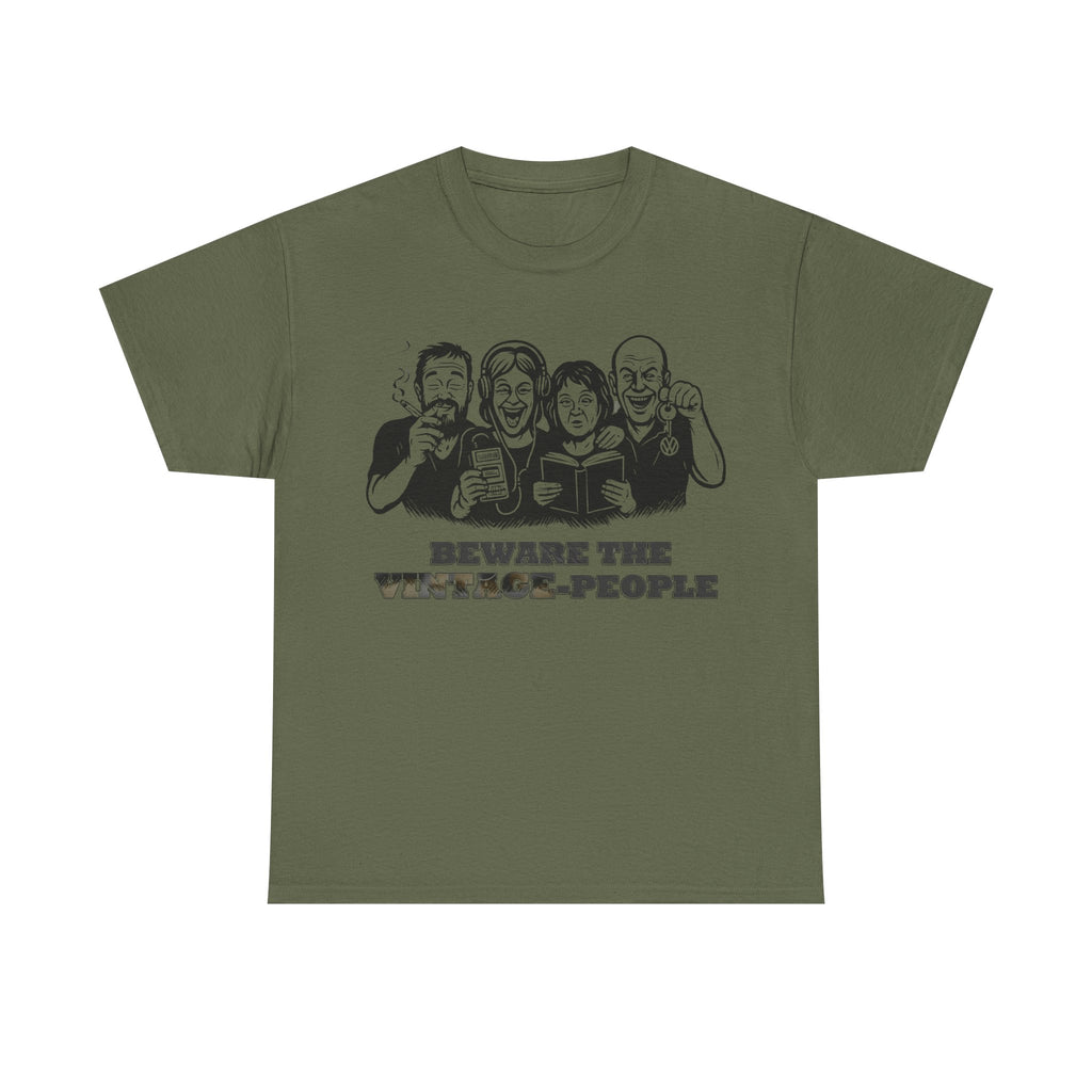 Vintage People: Frontprint, Unisex T-Shirt