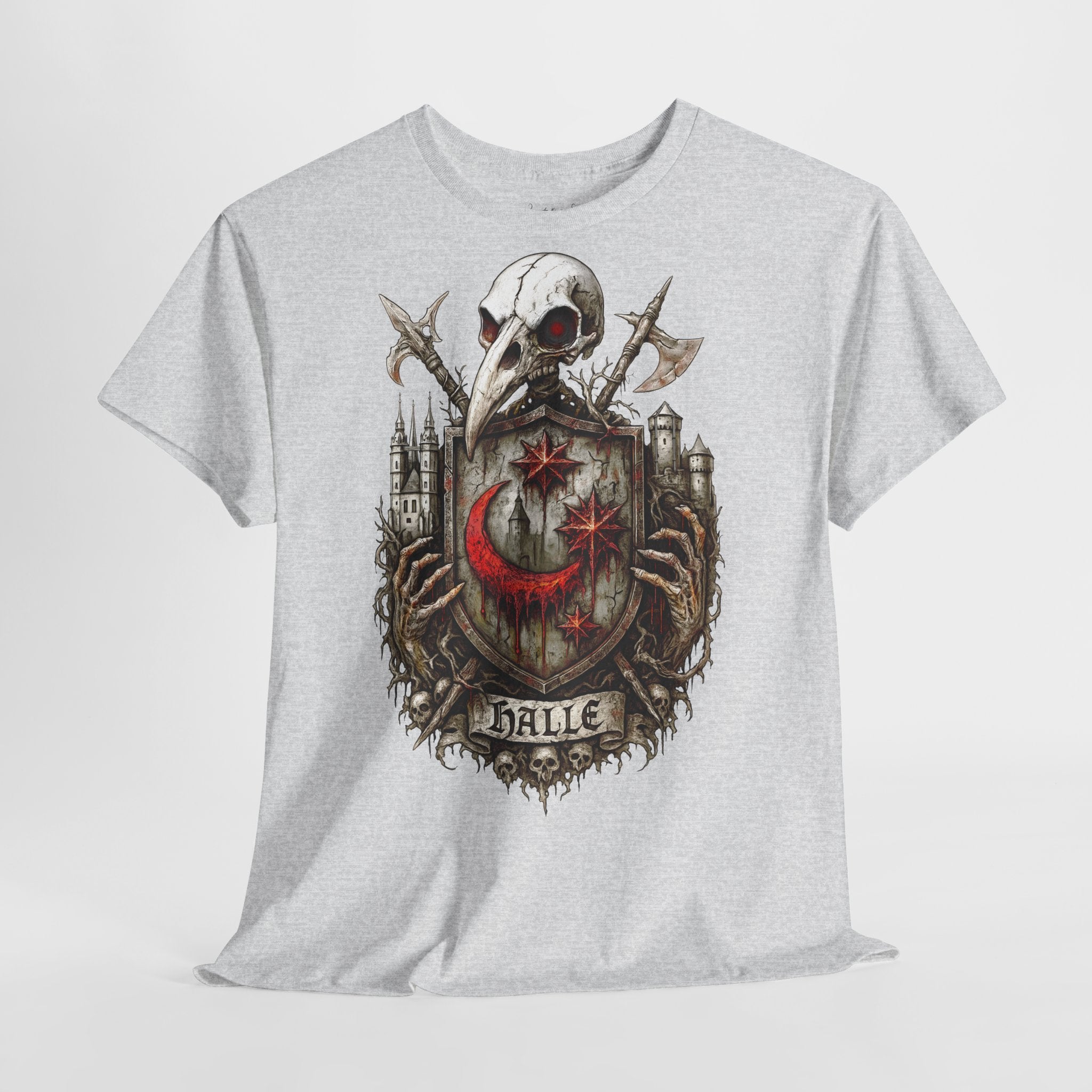 Halle: Frontprint, Unisex T-Shirt **Grimwater-Edition**
