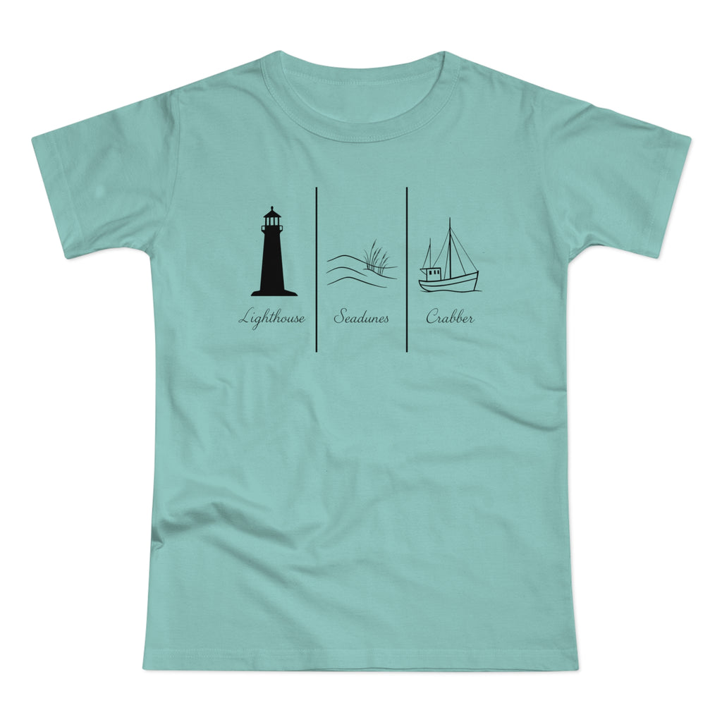 Nordsee, Ostsee - Reicht mir schon! Frontprint, Womens' T-Shirt