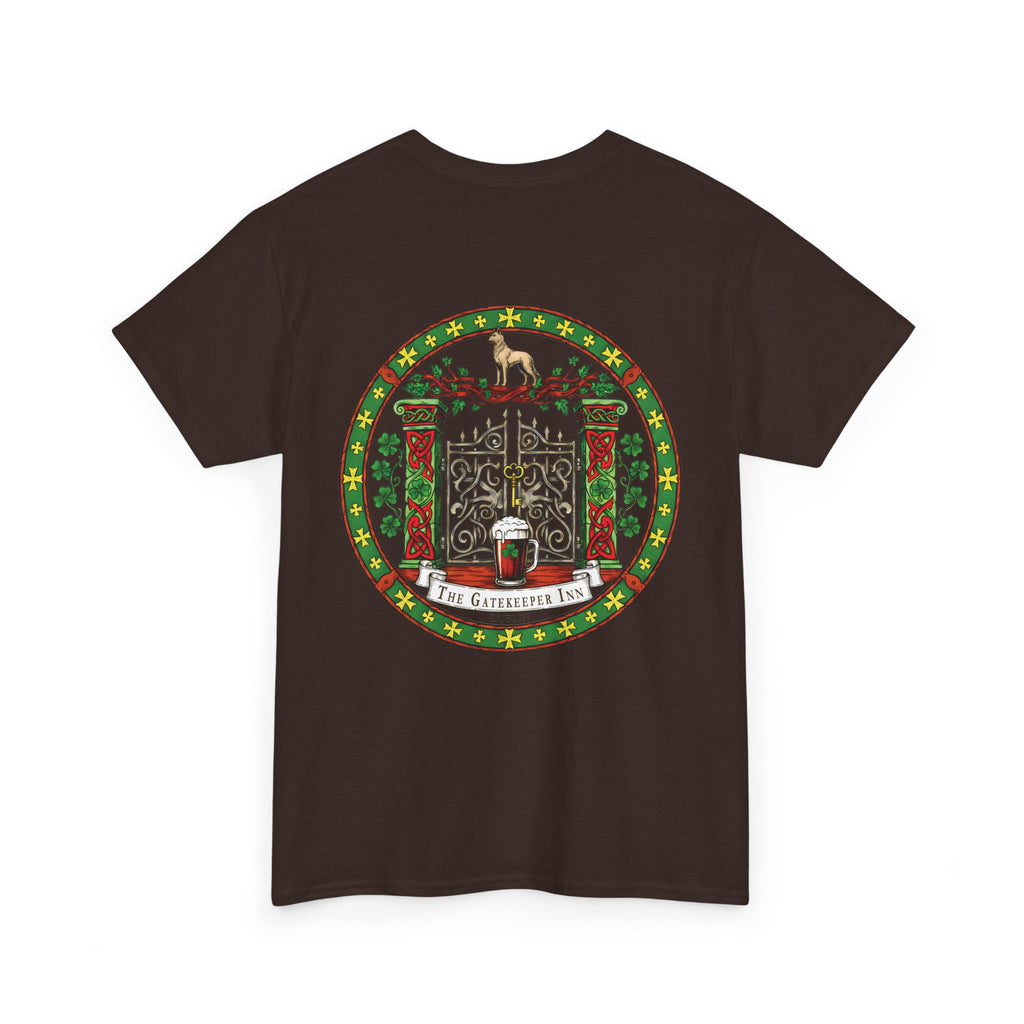 The Gatekeeper Inn, Dublin, Festive Unisex Cotton Tee with Holiday Design, Christmas Gift, Casual Wear, Comfortable Shirt, Year-Round Style, Unique Gift Idea