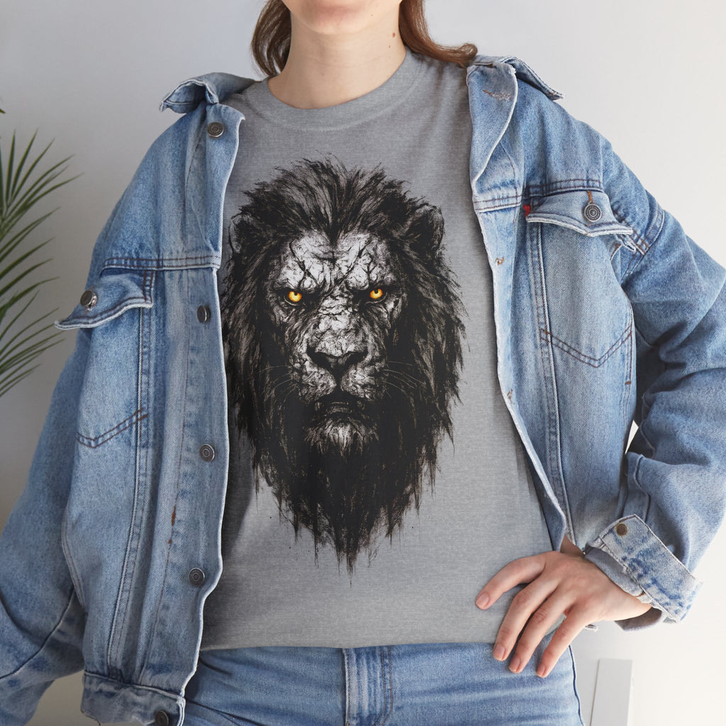 Löwe: Frontprint, Unisex T-Shirt - Animal-Collection