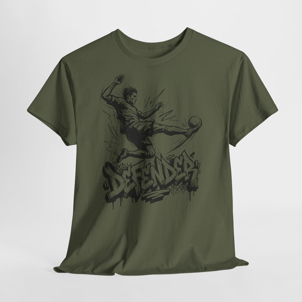 Soccer Defender 08: Frontprint, Unisex T-Shirt