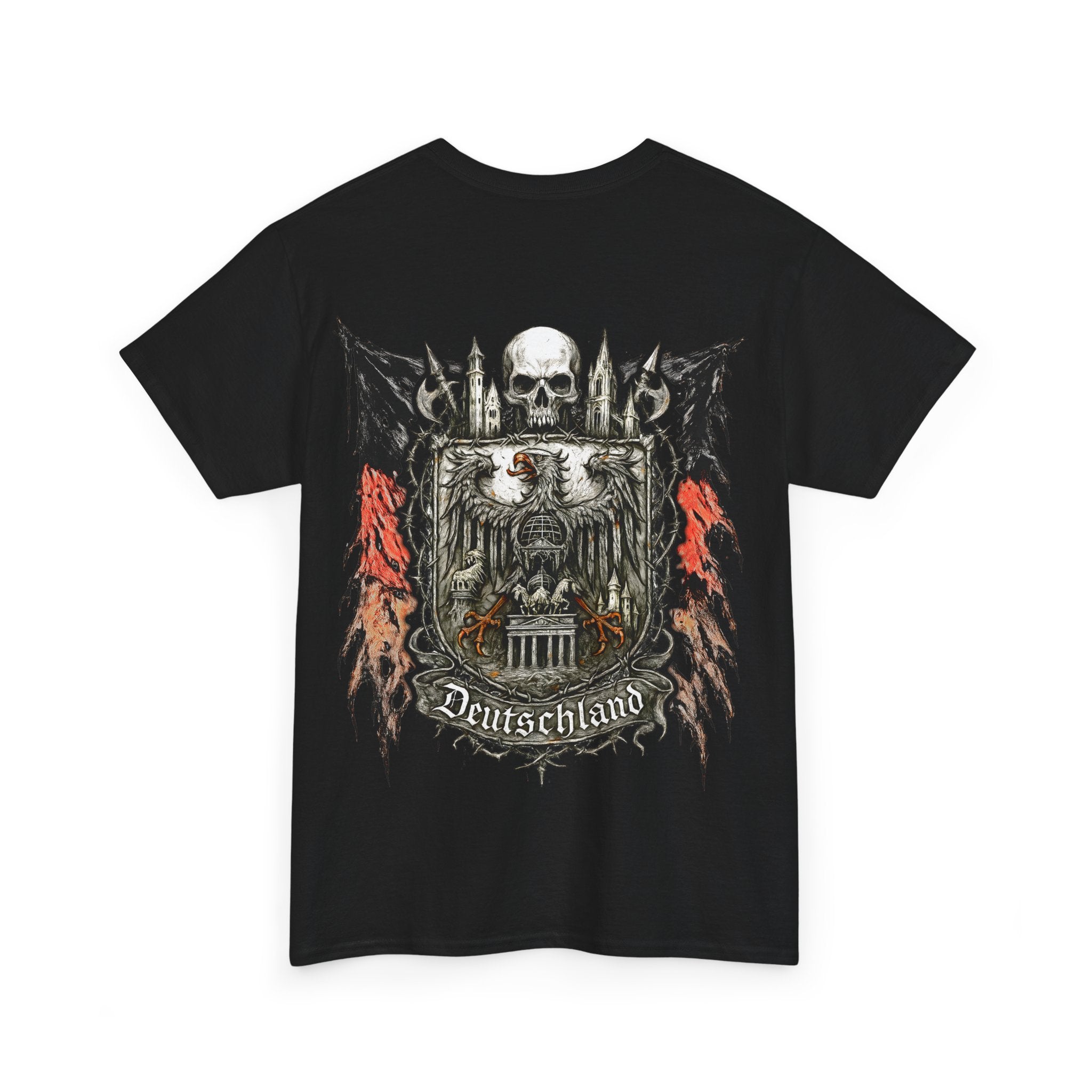 Deutschland: Front-/Backprint, Unisex T-Shirt **Grimwater-Edition** (Germany)