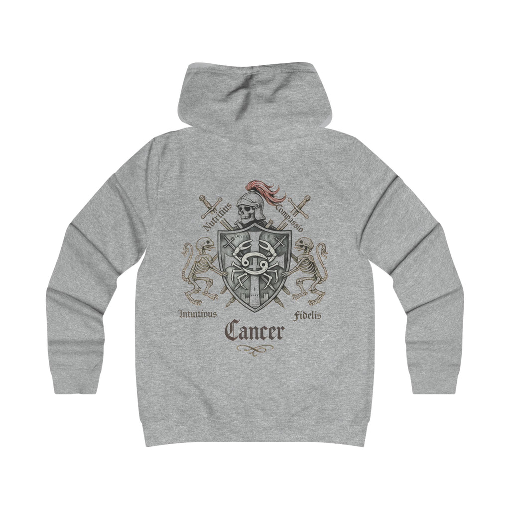 Krebs - Backprint, Womens' Hoodie -  **Grimwater Edition** Sternzeichen Astrologie (Cancer)