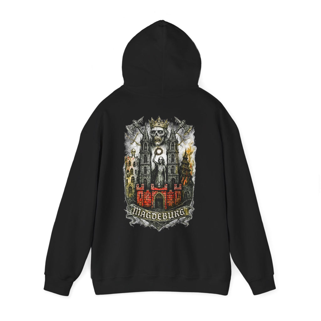 Magdeburg: Front-/Backprint, Unisex Hoodie **Grimwater-Edition**