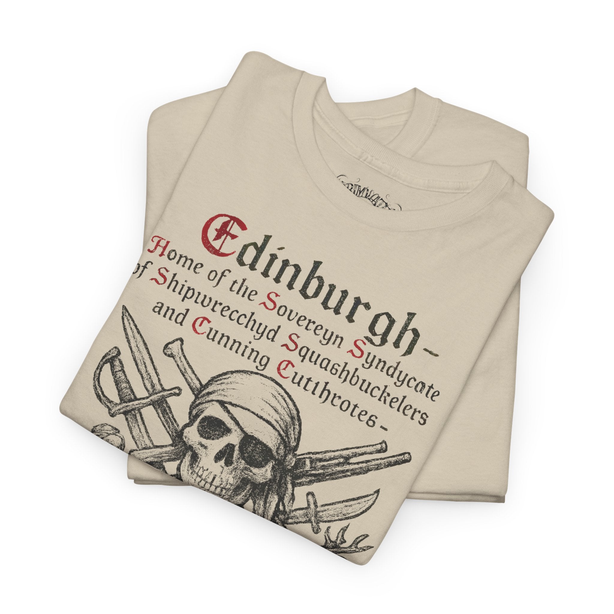 Edinburgh: Frontprint, Unisex T-Shirt **Grimwater-Edition**