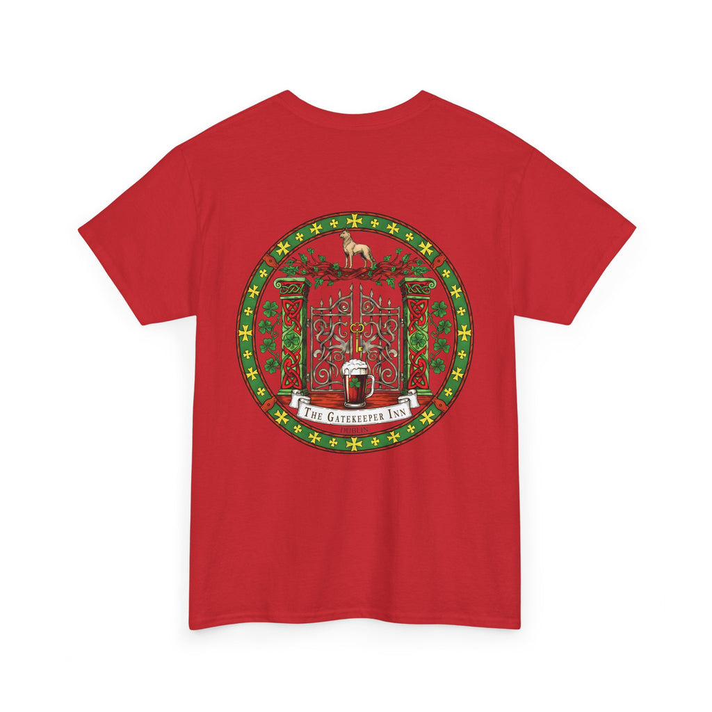 The Gatekeeper Inn, Dublin, Festive Unisex Cotton Tee with Holiday Design, Christmas Gift, Casual Wear, Comfortable Shirt, Year-Round Style, Unique Gift Idea