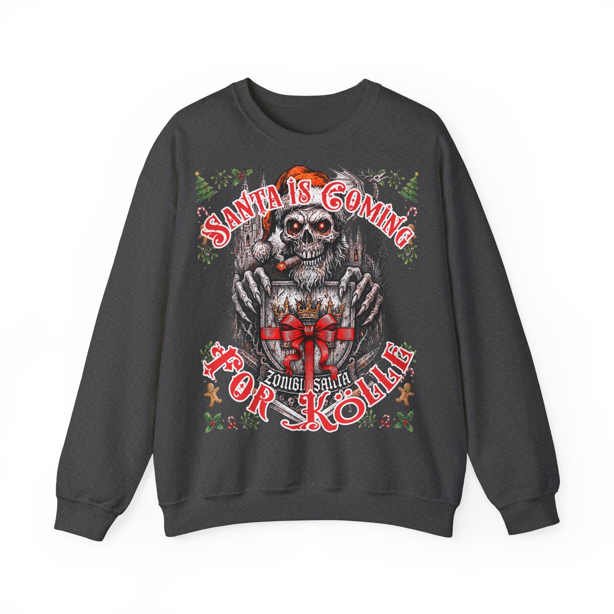 Santa Claus coming 4 Kölle: Frontprint, Unisex Sweatshirt