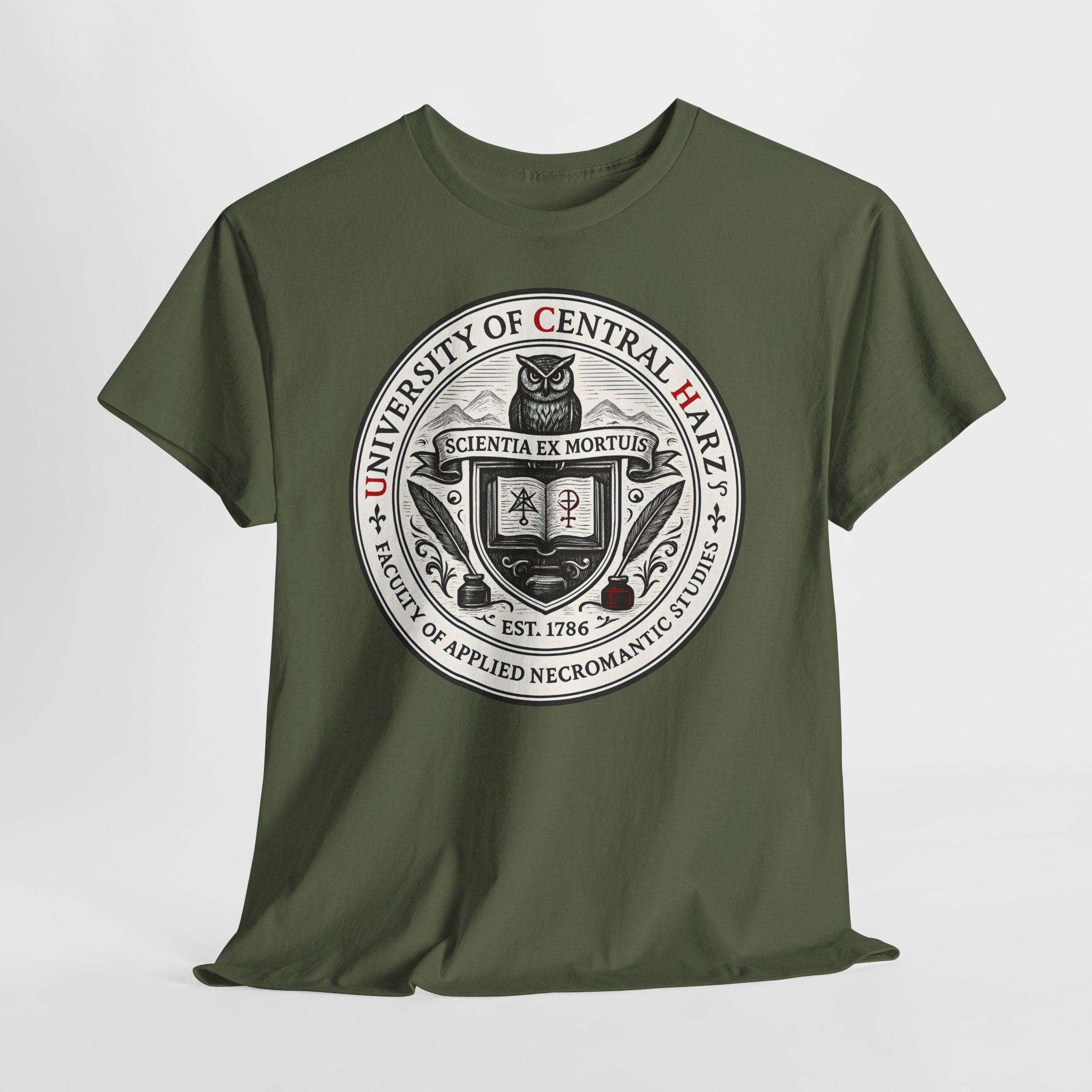 University of Central Harz: Frontprint, Unisex T-Shirt **Grimwater-Edition**