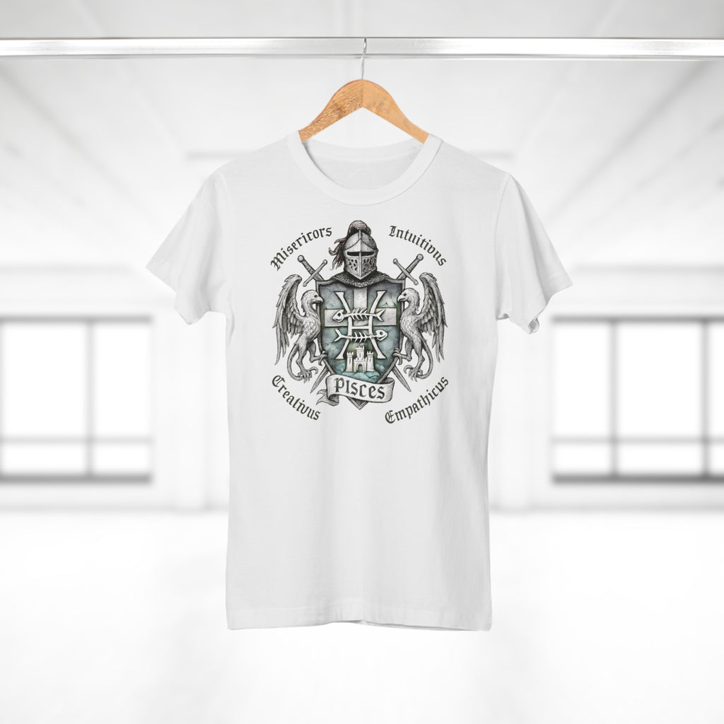 Fische: Frontprint, Womens' T-Shirt **Grimwater Edition** Sternzeichen Astrologie (Pisces)