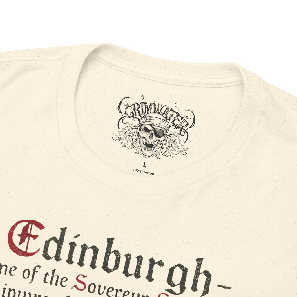 Edinburgh: Frontprint, Unisex T-Shirt **Grimwater-Edition**