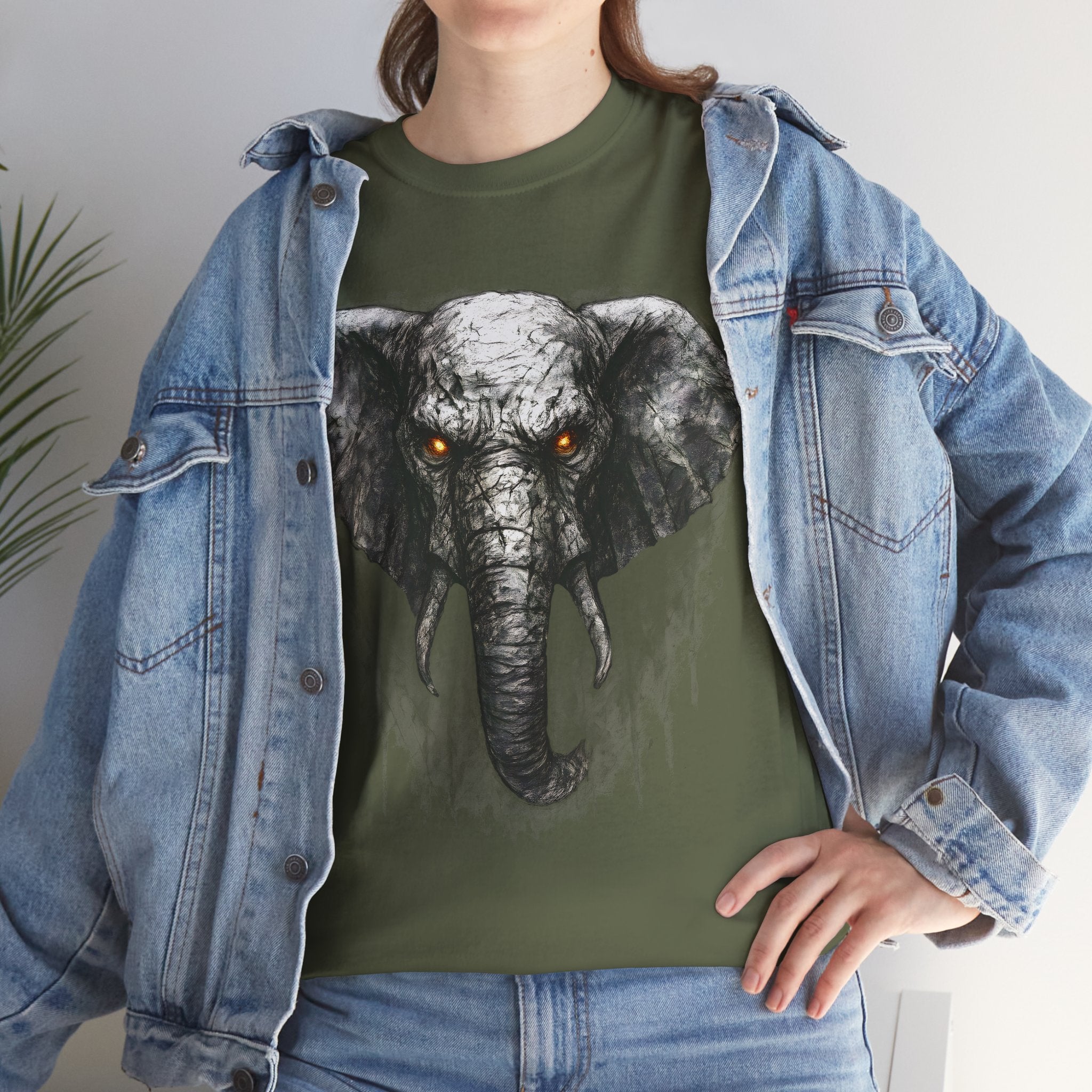 Elefant: Frontprint, Unisex T-Shirt - Animal-Collection