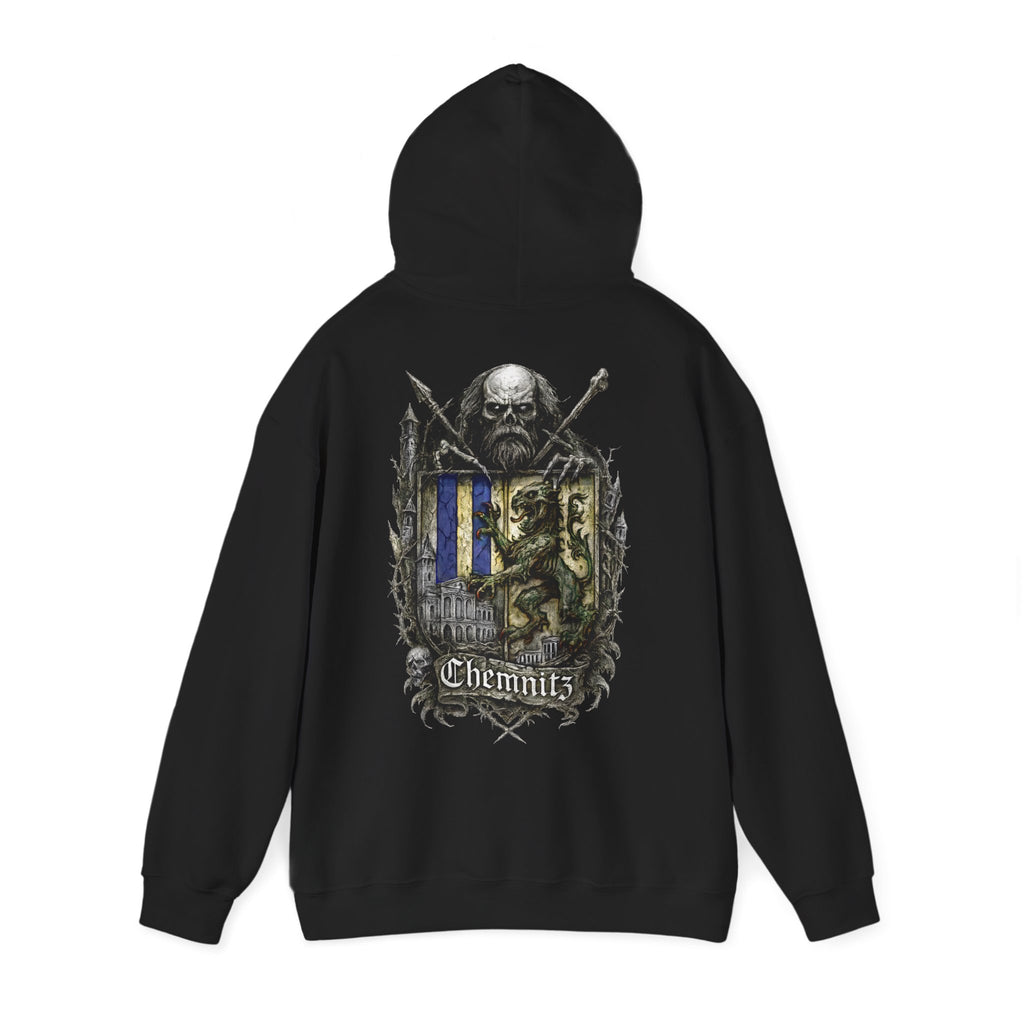 Chemnitz: Front-/Backprint, Unisex Hoodie **Grimwater-Edition**