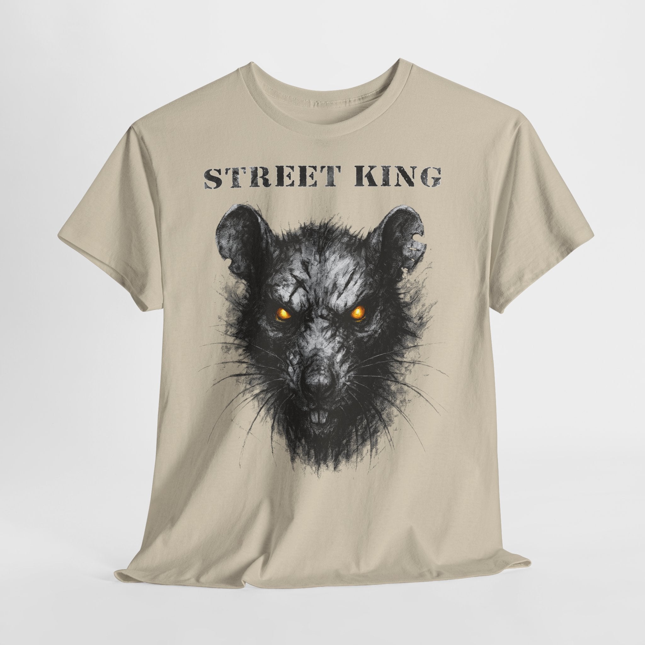Ratte - Street King: Frontprint, Unisex T-Shirt - Animal-Collection
