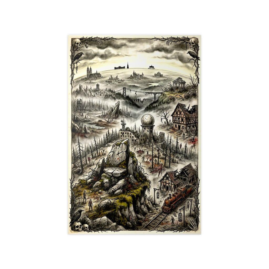 Poster 60 x 90: Brocken (New Dawn Collection) - Harz